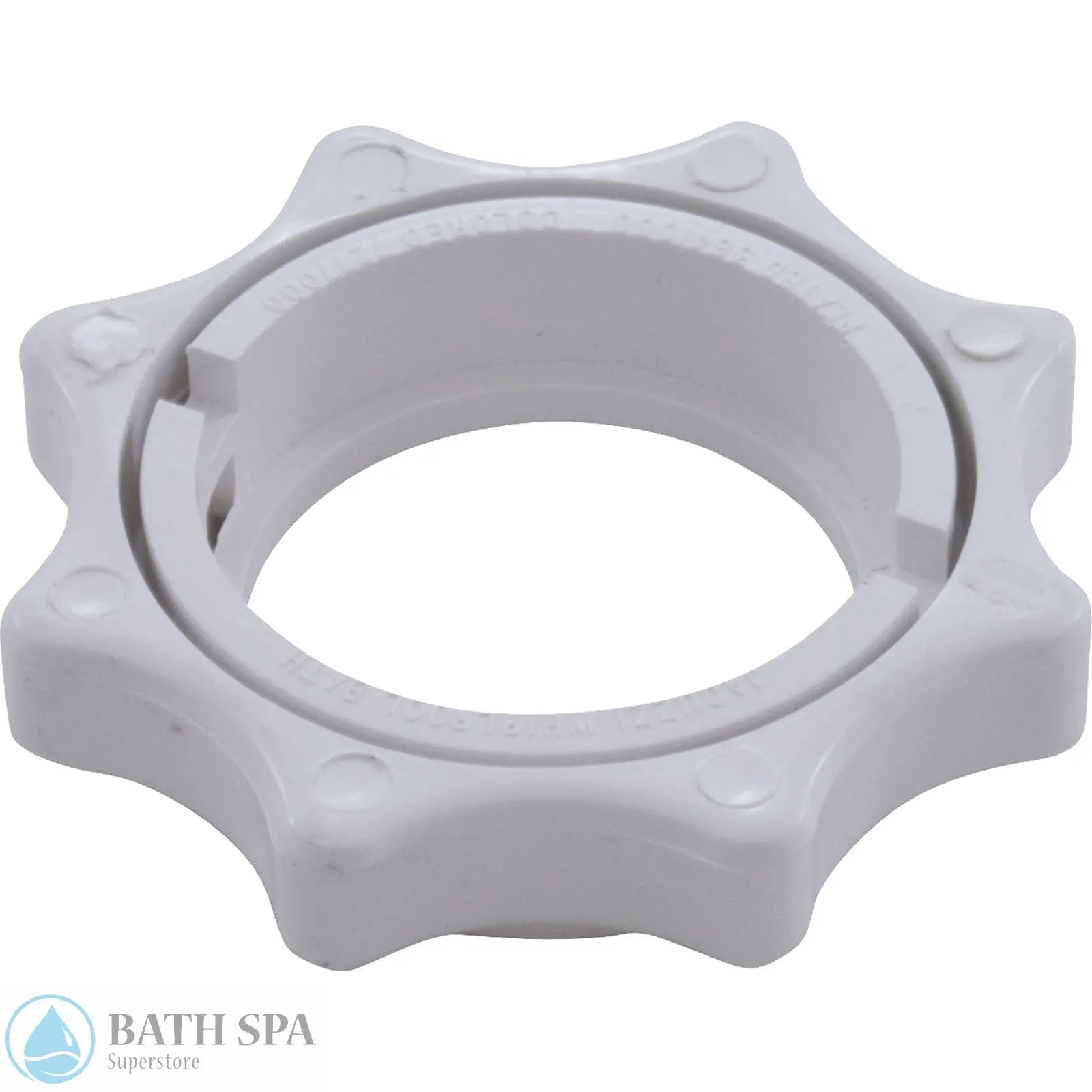 Jacuzzi Whirlpool Bath HTA Jet Venturi Handle [White] (7277940) Bath Parts: Bath Jet Trim (Jacuzzi Whirlpool) 7277940-REVERSE