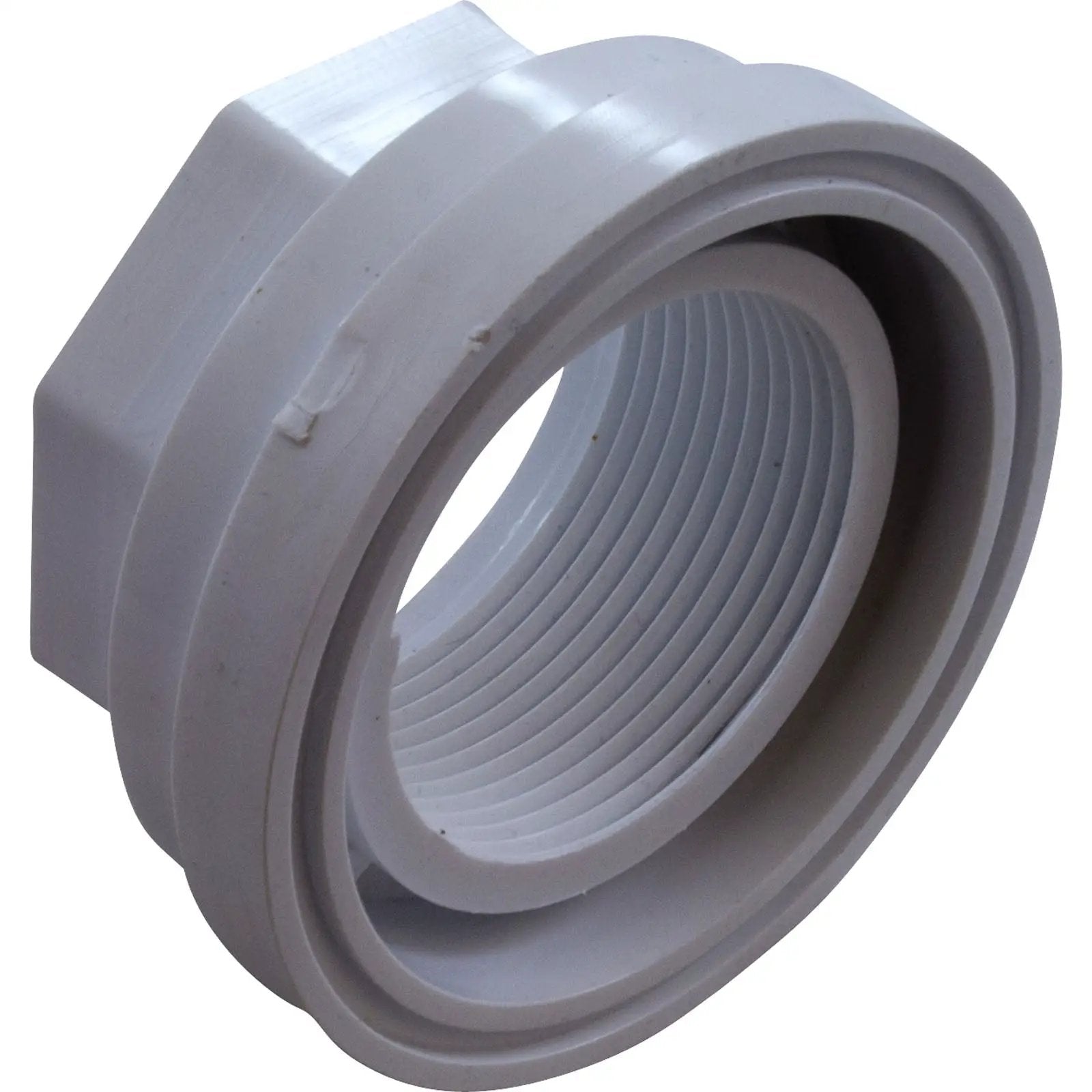 Waterway - 2" Flange x 1-1/2" FPT x 2" Nut Tailpiece 417-5130 Spa Parts 89-270-1033_1-REVERSE__XL