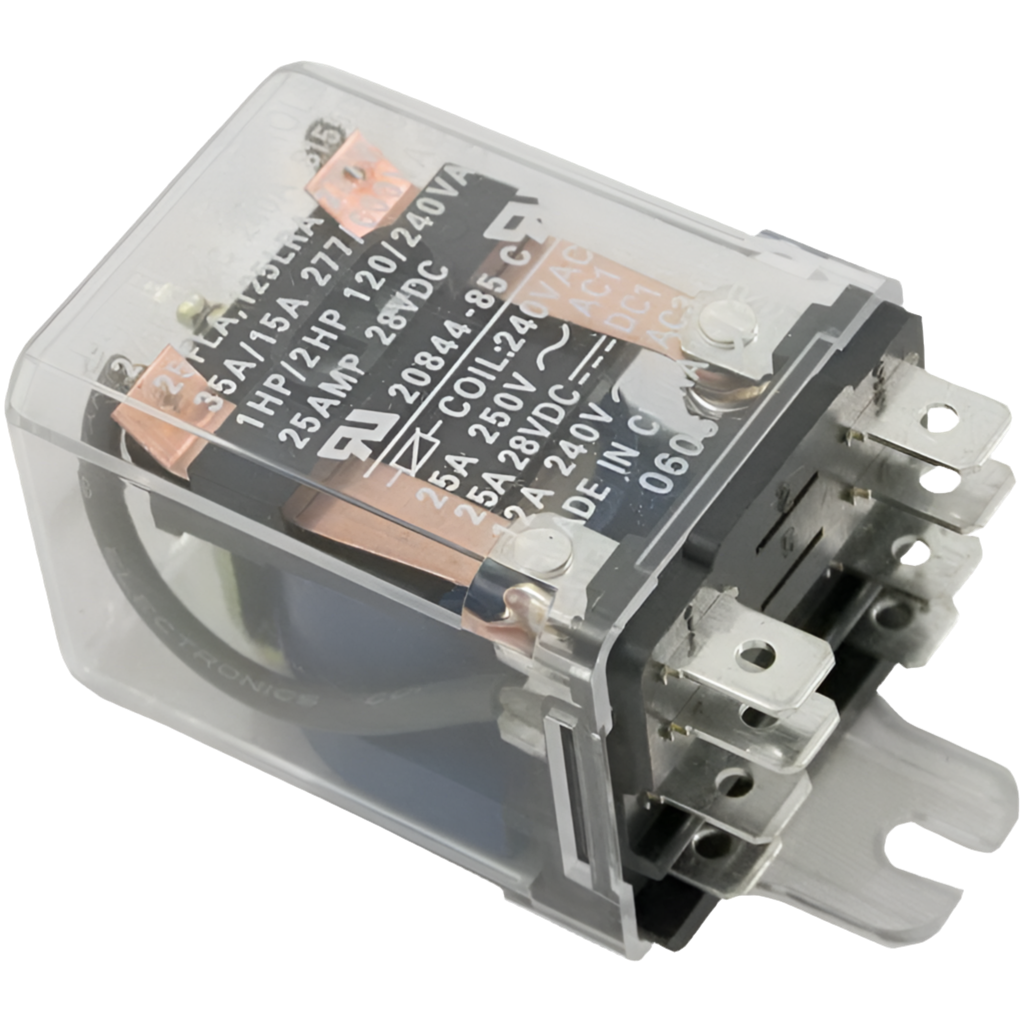 Deltrol Controls DPDT 30 Amp Dustcover Coil Relay [240 Vac] (20844-85)