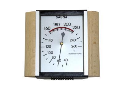 Amerec Sauna Thermometer (9251-022) Brushed Aluminum