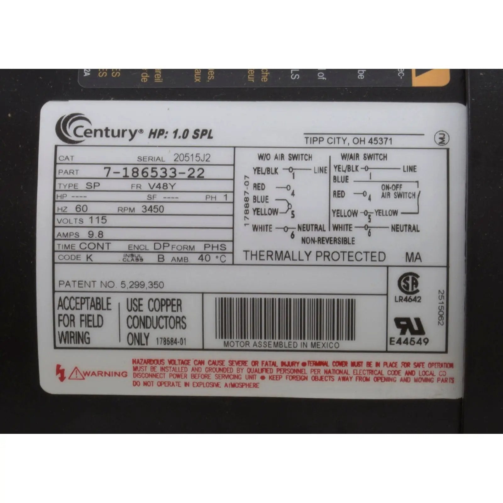 SLR Series Complete Pump | Pump models | S1LR-6S1 9402-2410_MANLABEL