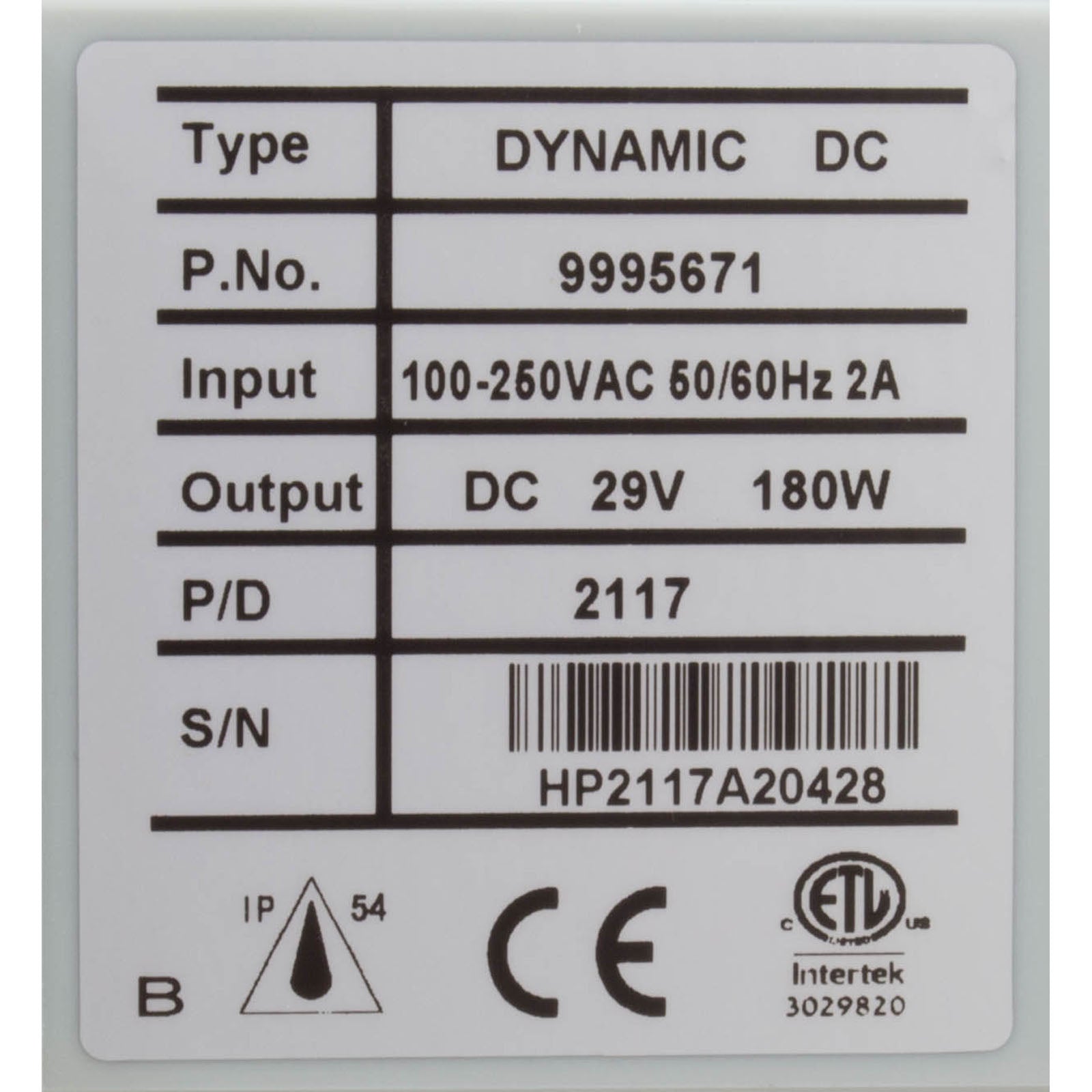 Maytronics Dolphin Dynamic Power Supply, Reset, 2010 (9995671-US-ASSY)