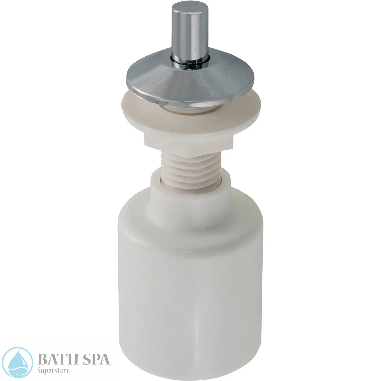 Pres:air:trol Air Button [Short Stem] [5/8" HS] [Chrome] (B513CS) Bath Parts: Bath Air Buttons (Pres Air Trol) B513CS