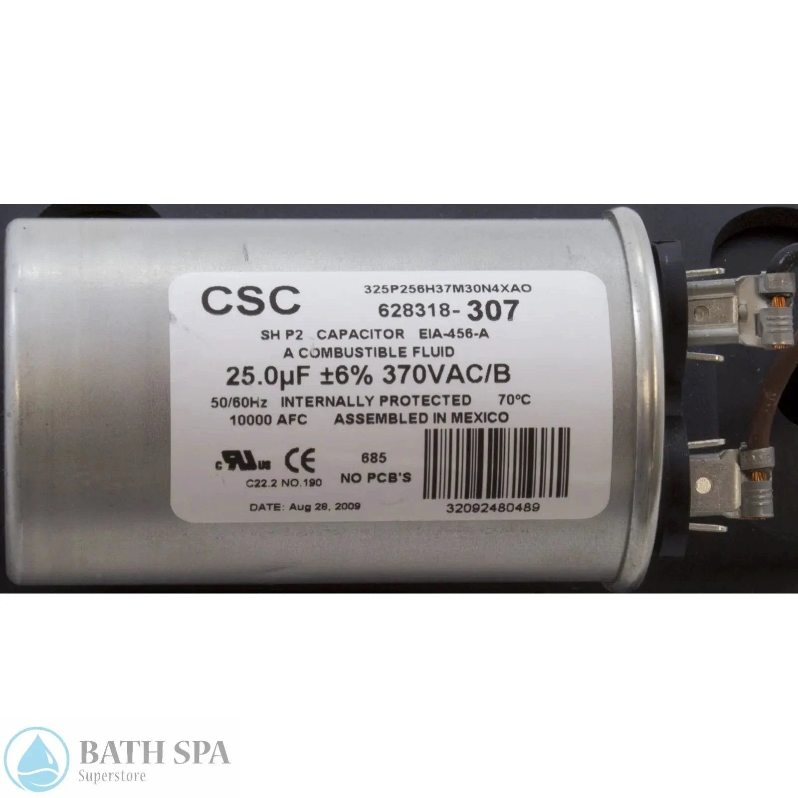 AO Smith Century C Face 1.5 HP Motor Keyed Shaft 2-S 230V 60Hz Industrial Grade B976 Spa Pumps & Parts: Spa Pump Motors (C-Face) B786-Capacitor