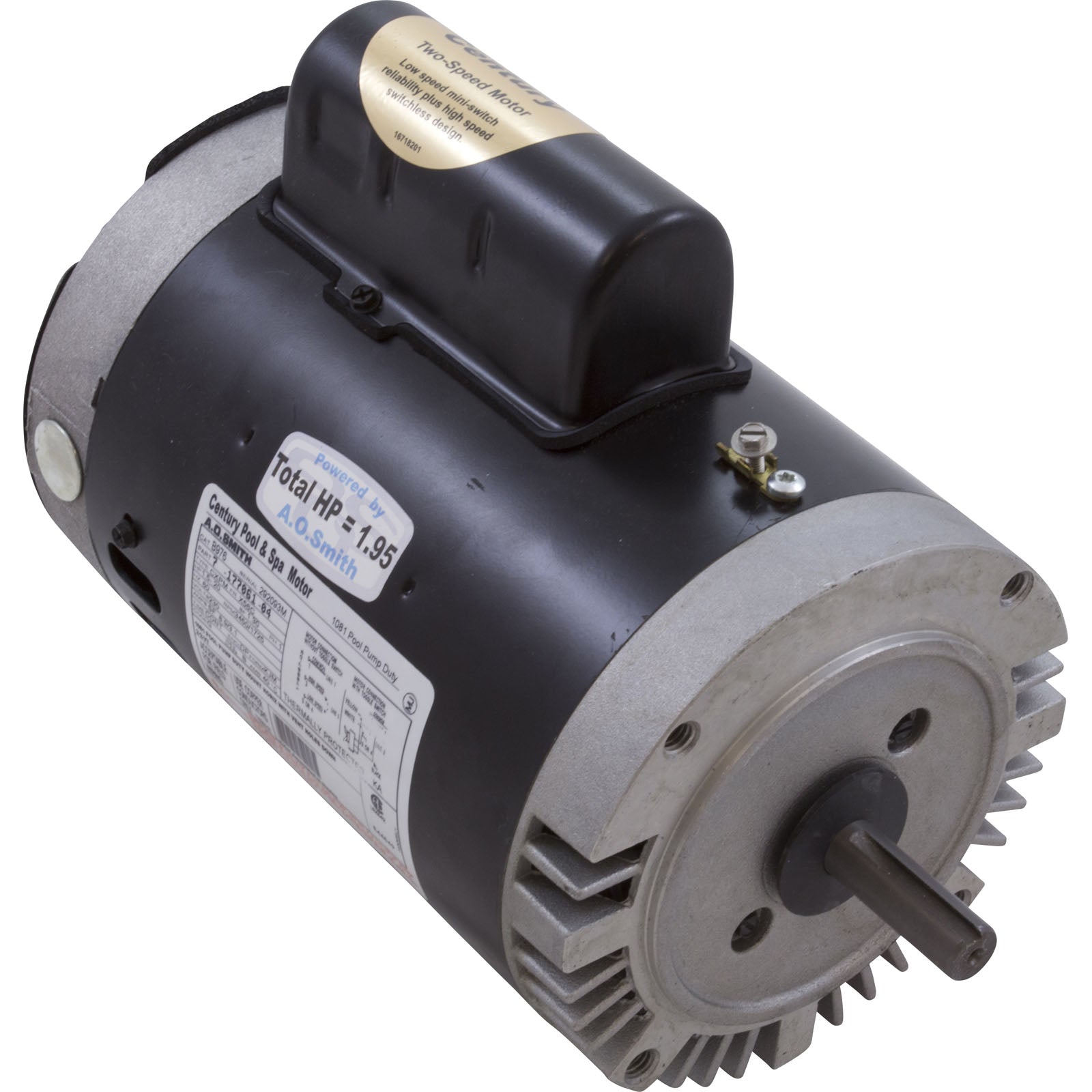 A.O. Smith [Century] C-Face 1.5 HP Motor [Keyed] [2-S] [230V] (B976) Spa Pumps & Parts: Spa Pump Motors (C-Face) B786