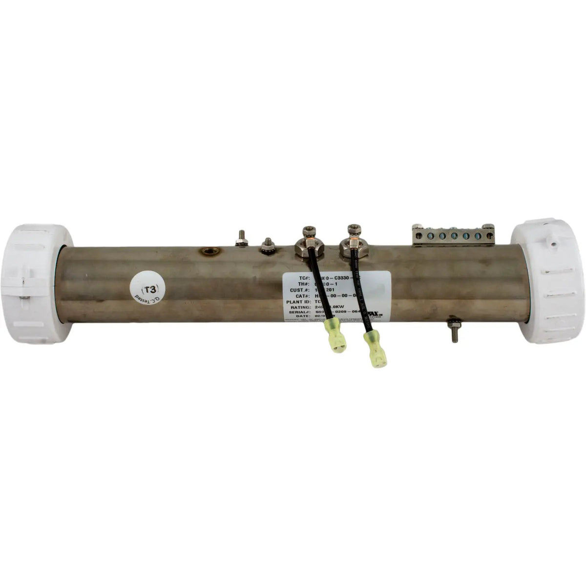 Cadera M7 4.0kW Flo-Thru Spa Heater [2" x 15"] [240v] (26-3330-5S-K) by Balboa Water Group