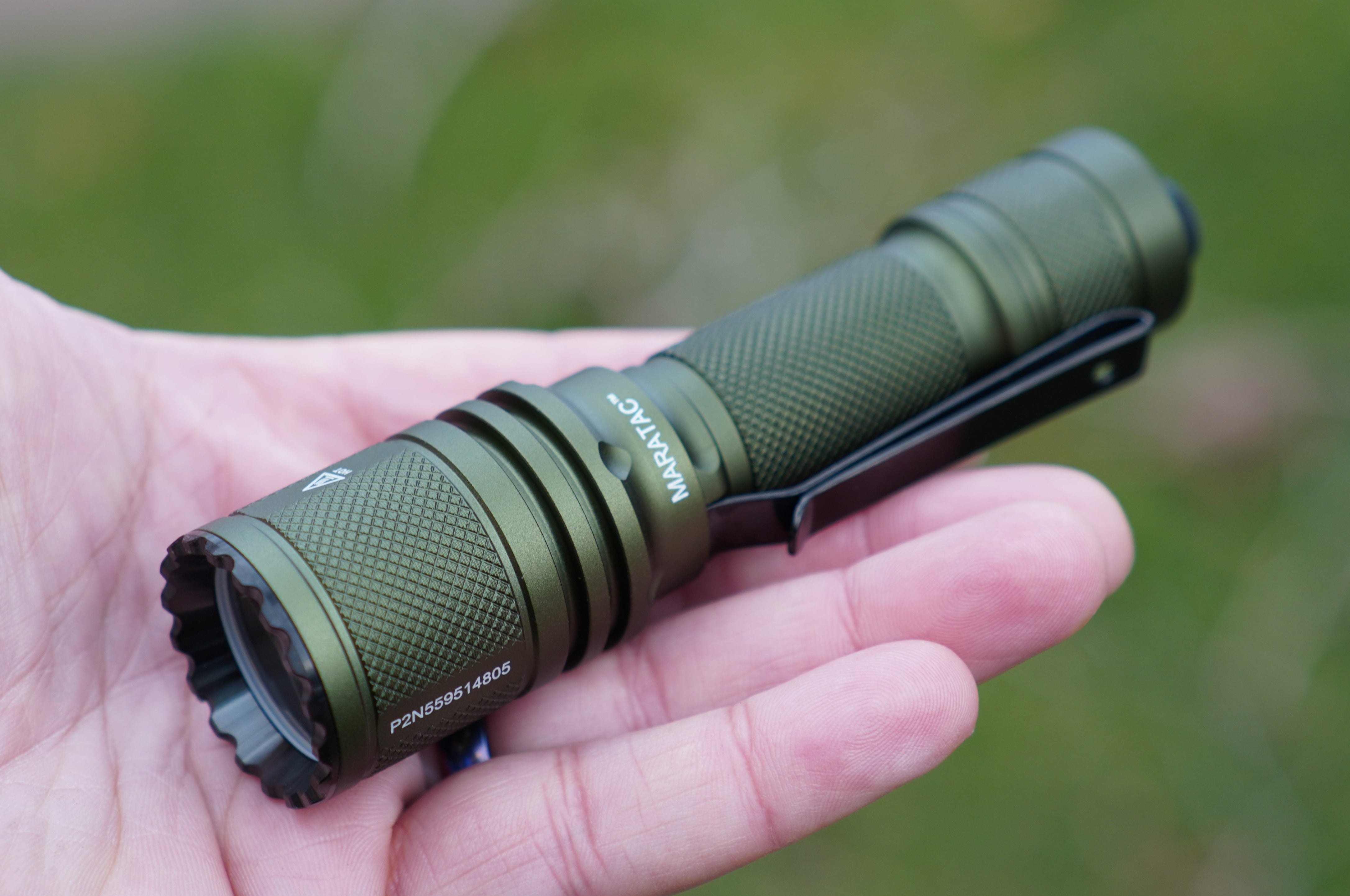 OD Green - Tactical Defender P16 Dual Switch / Acebeam® & Maratac® Colab Flashlight - CC Exclusive!