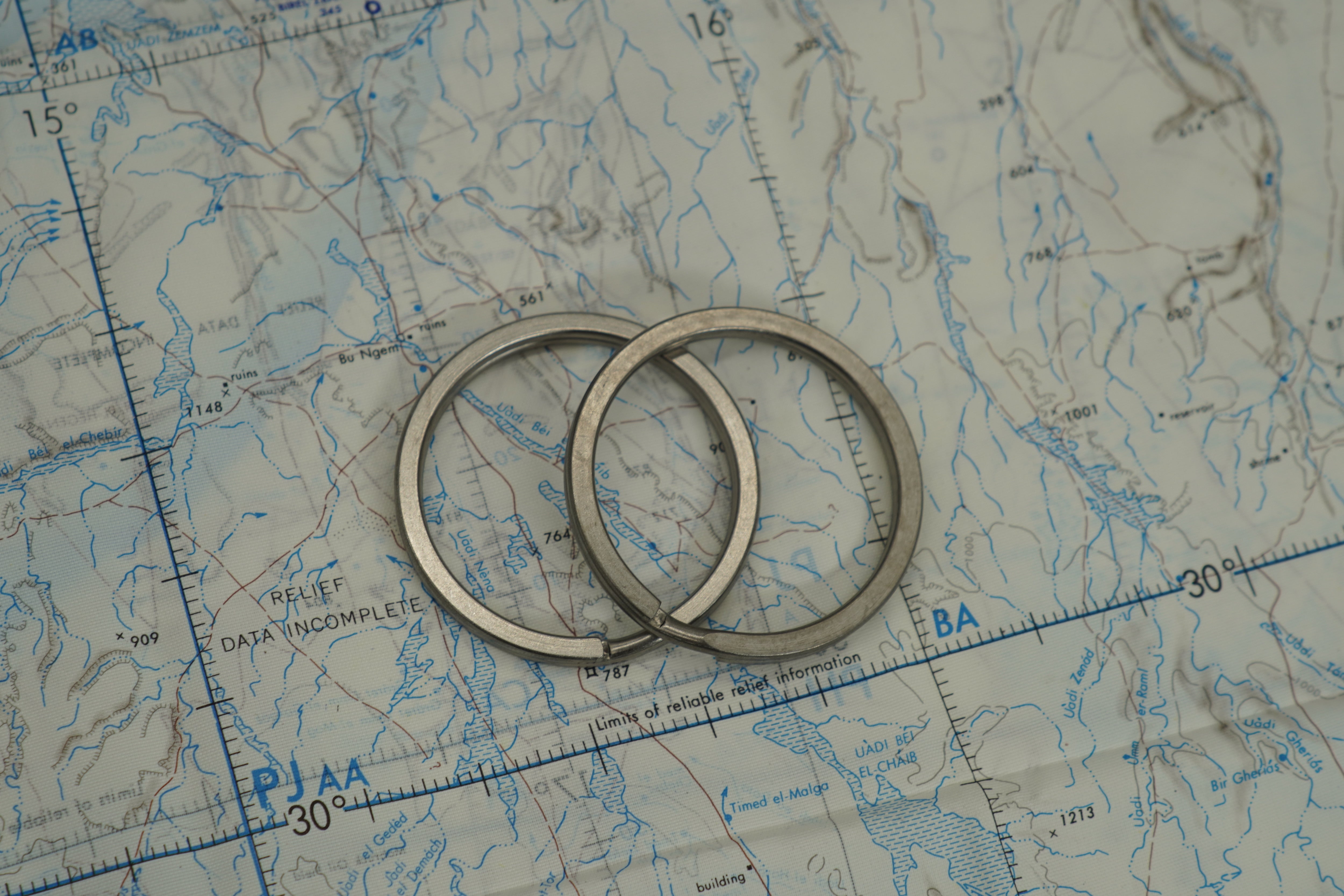 50mm Ti Split Rings ( 2 Pack )