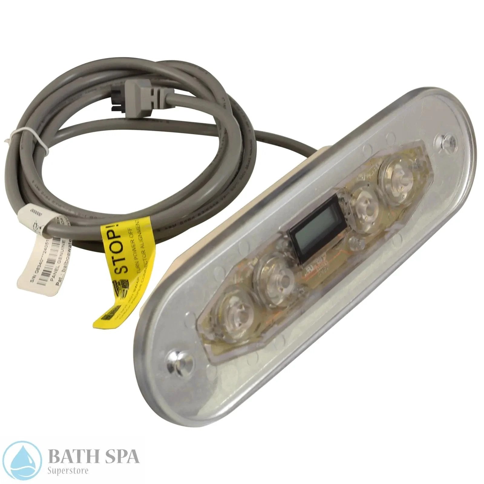 Balboa ML400 E4 Spa Topside Panel [4-Button] (G8340) [55130] Spa Parts: Spa Topside Panels (Balboa Topside Panels) G8340