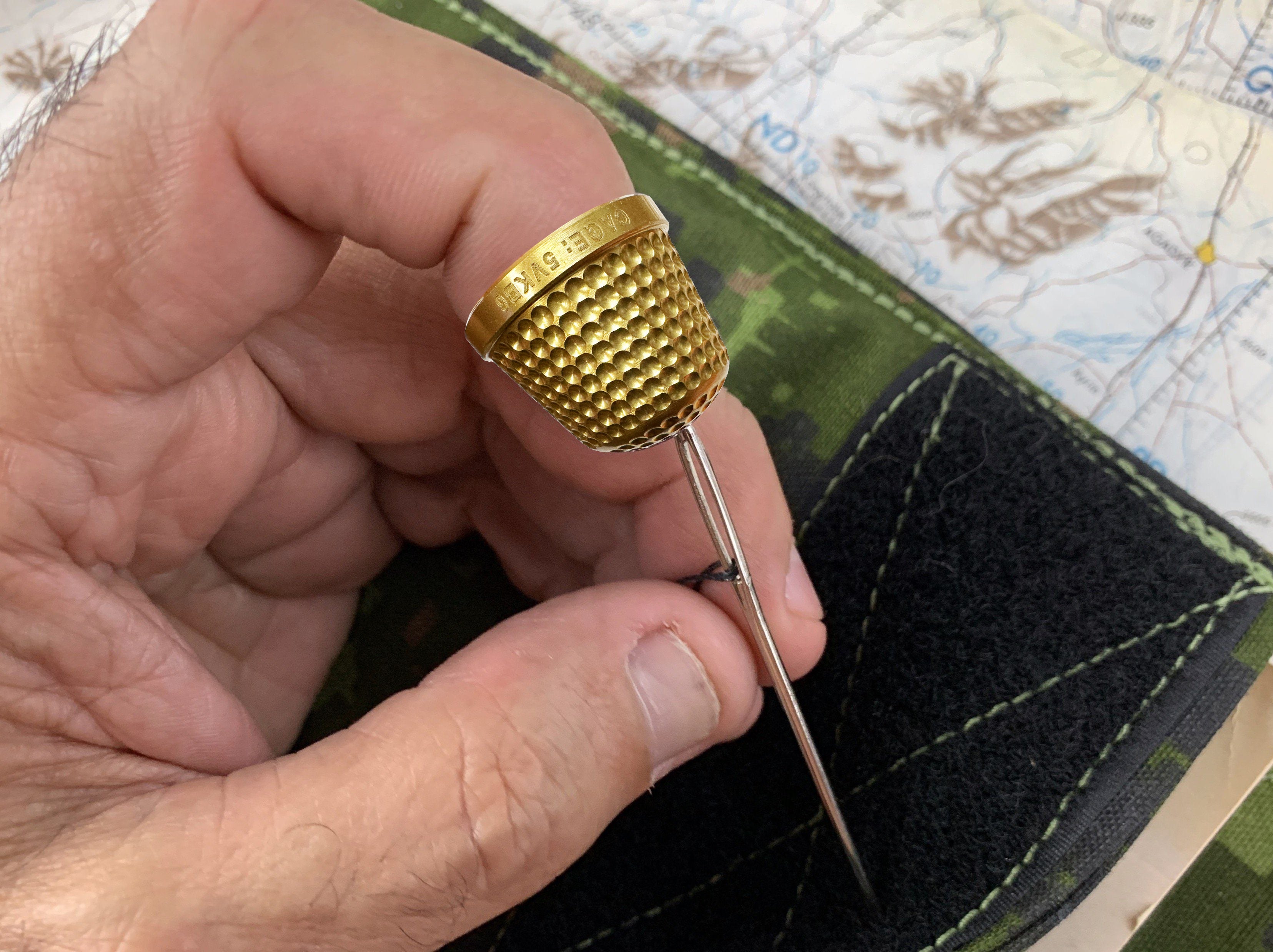 Indestructible Brass Thimble by Maratac®