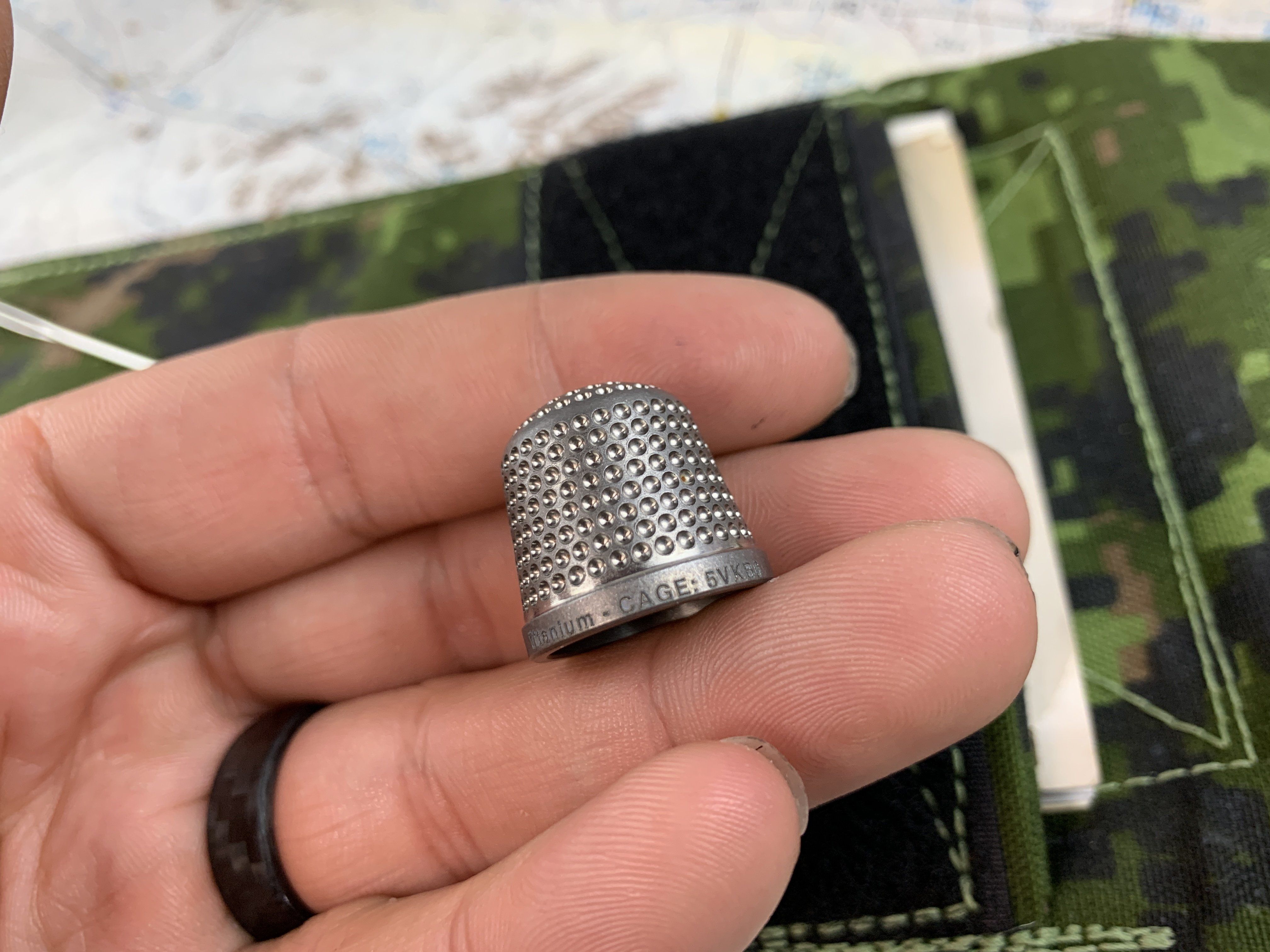 Indestructible Titanium Thimble by Maratac®