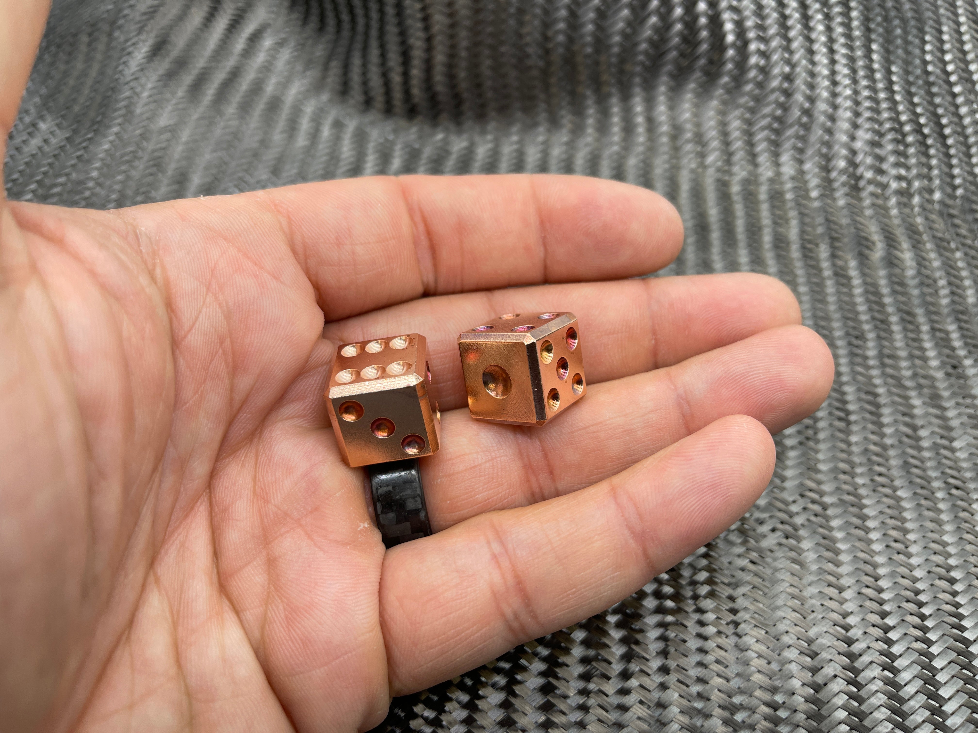 Pair-A-Dice - Copper Dice Set