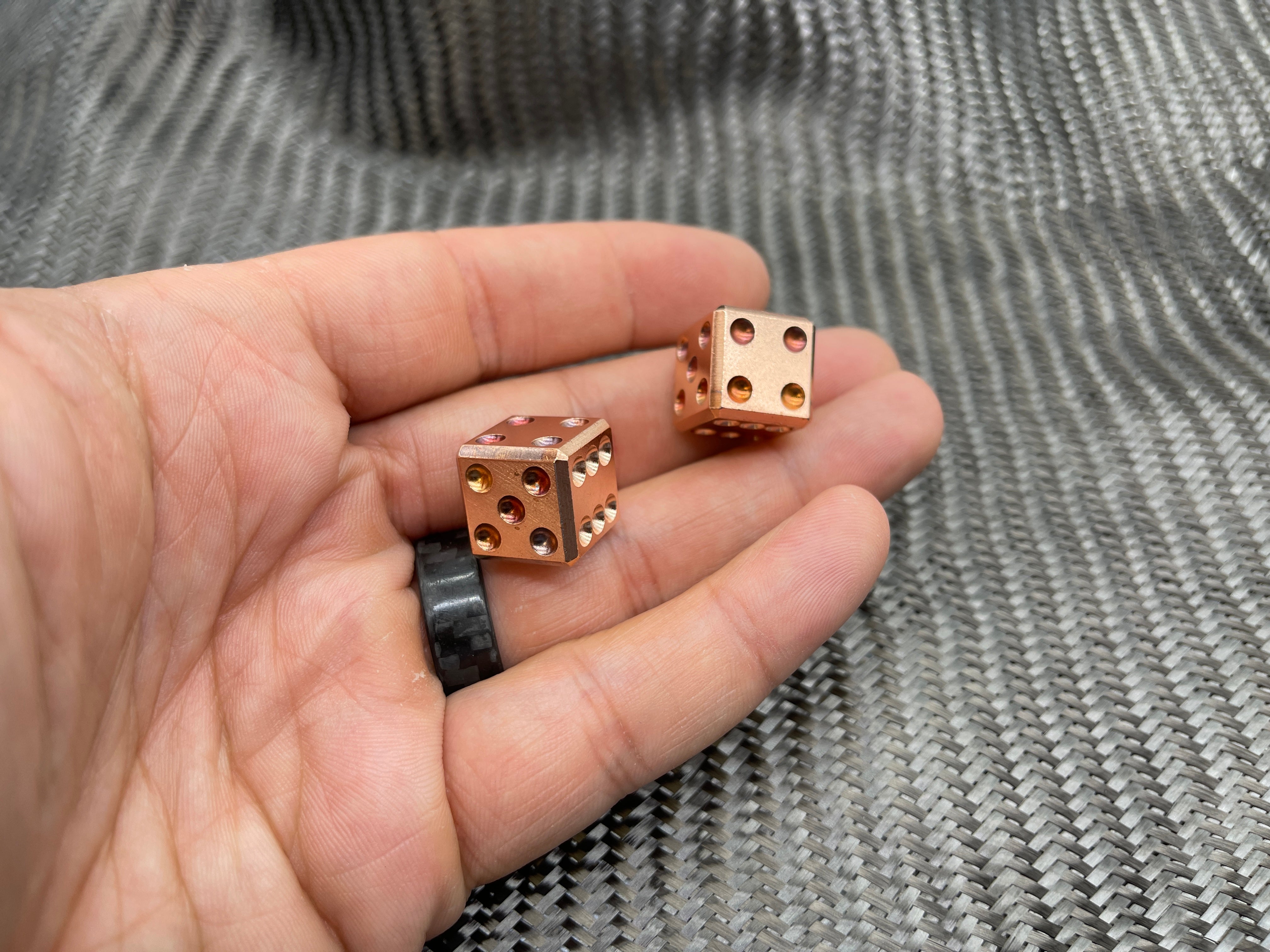 Pair-A-Dice - Copper Dice Set