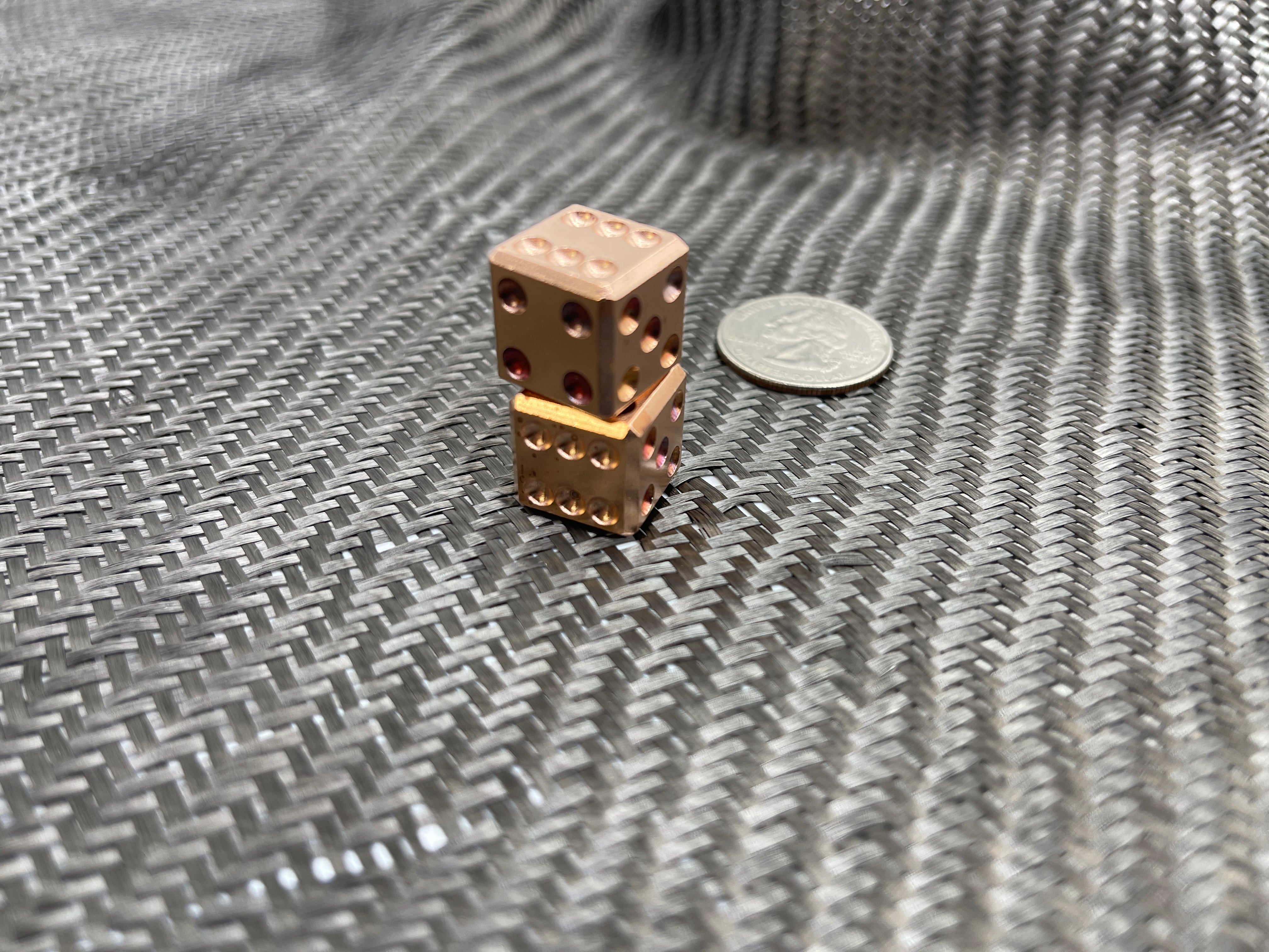 Pair-A-Dice - Copper Dice Set