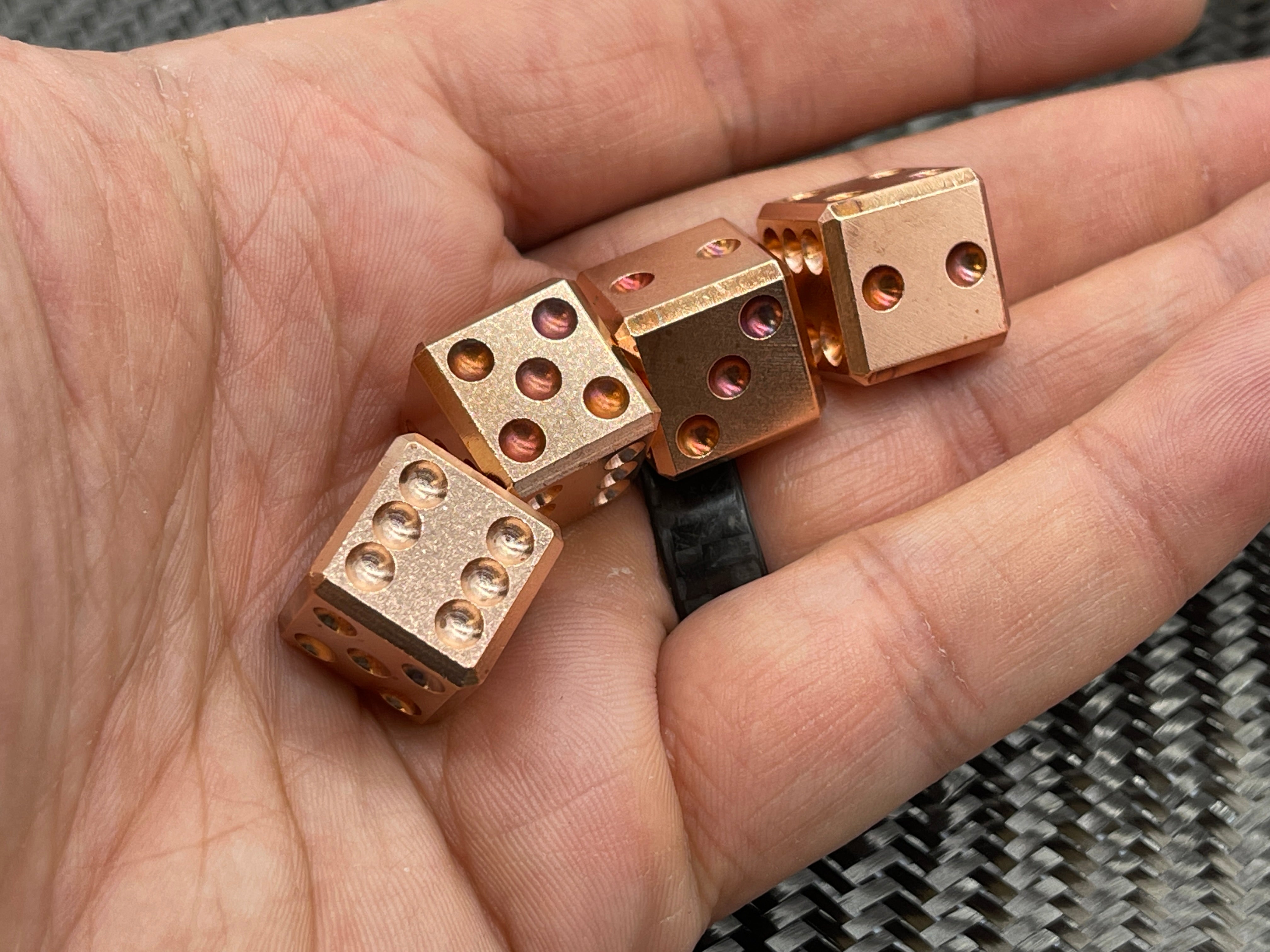 Pair-A-Dice - Copper Dice Set