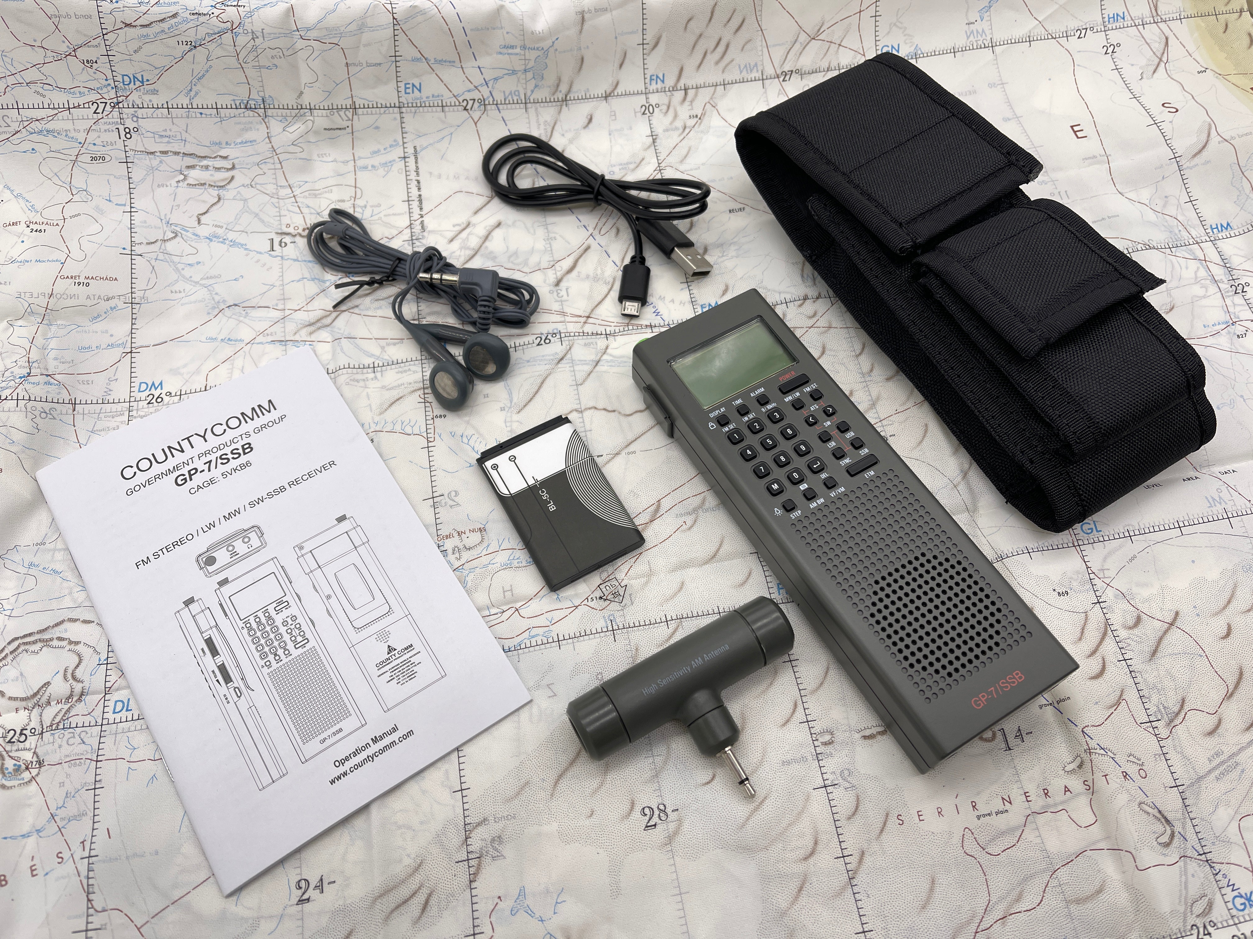 GOV. MIL Pack - CountyComm GP-7 SSB ( GEN 4 ) General Purpose Radio - Limited Run!