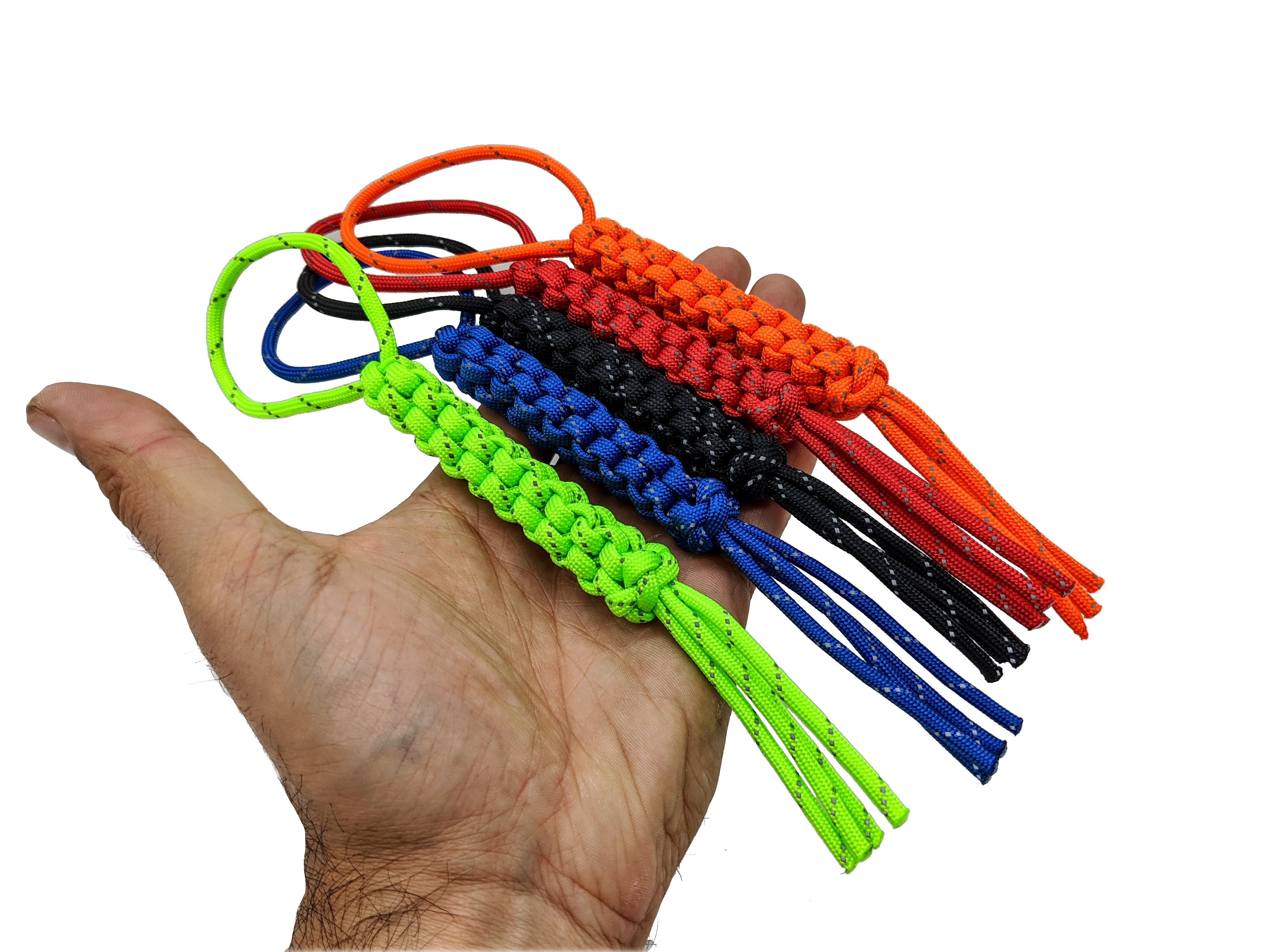 Reflective 550 Paracord Square Knot Lanyard ( 5 Pack )