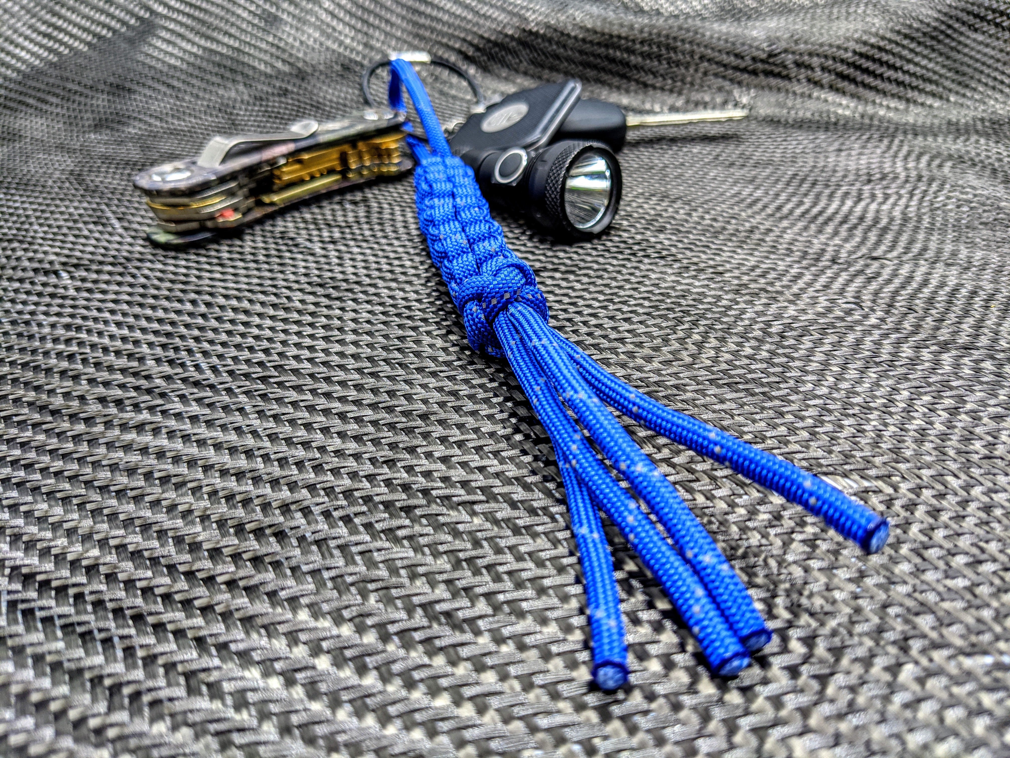 Reflective 550 Paracord Square Knot Lanyard ( 5 Pack )