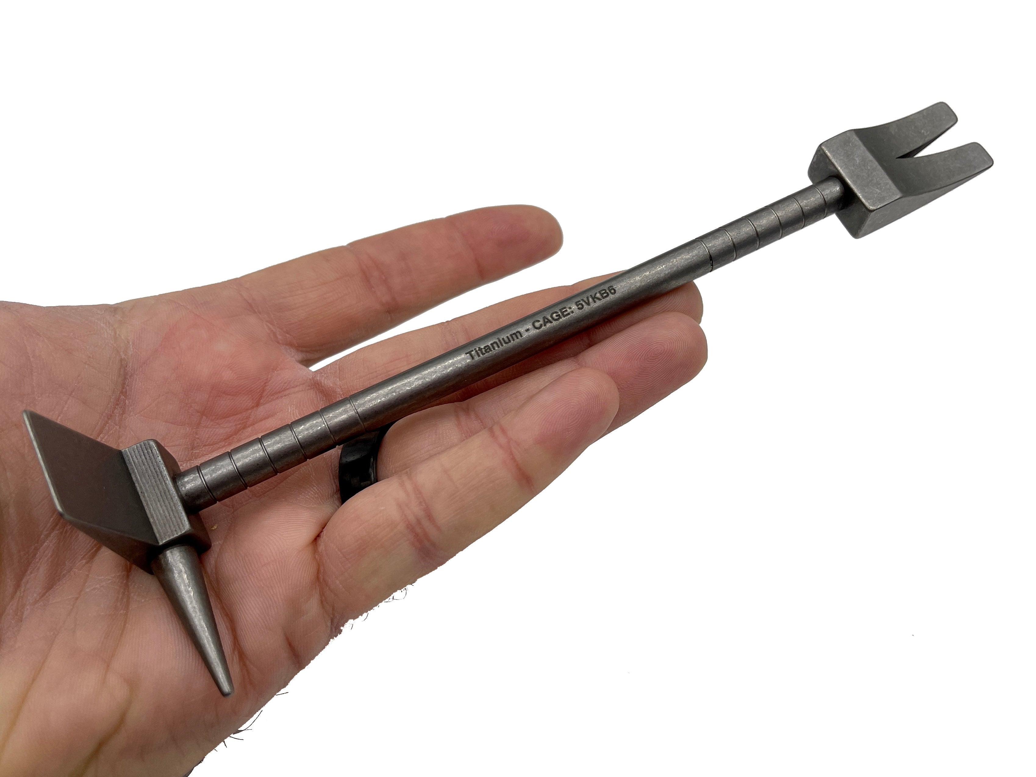 8" Ti Hooligan Forced Entry Tool - Titanium