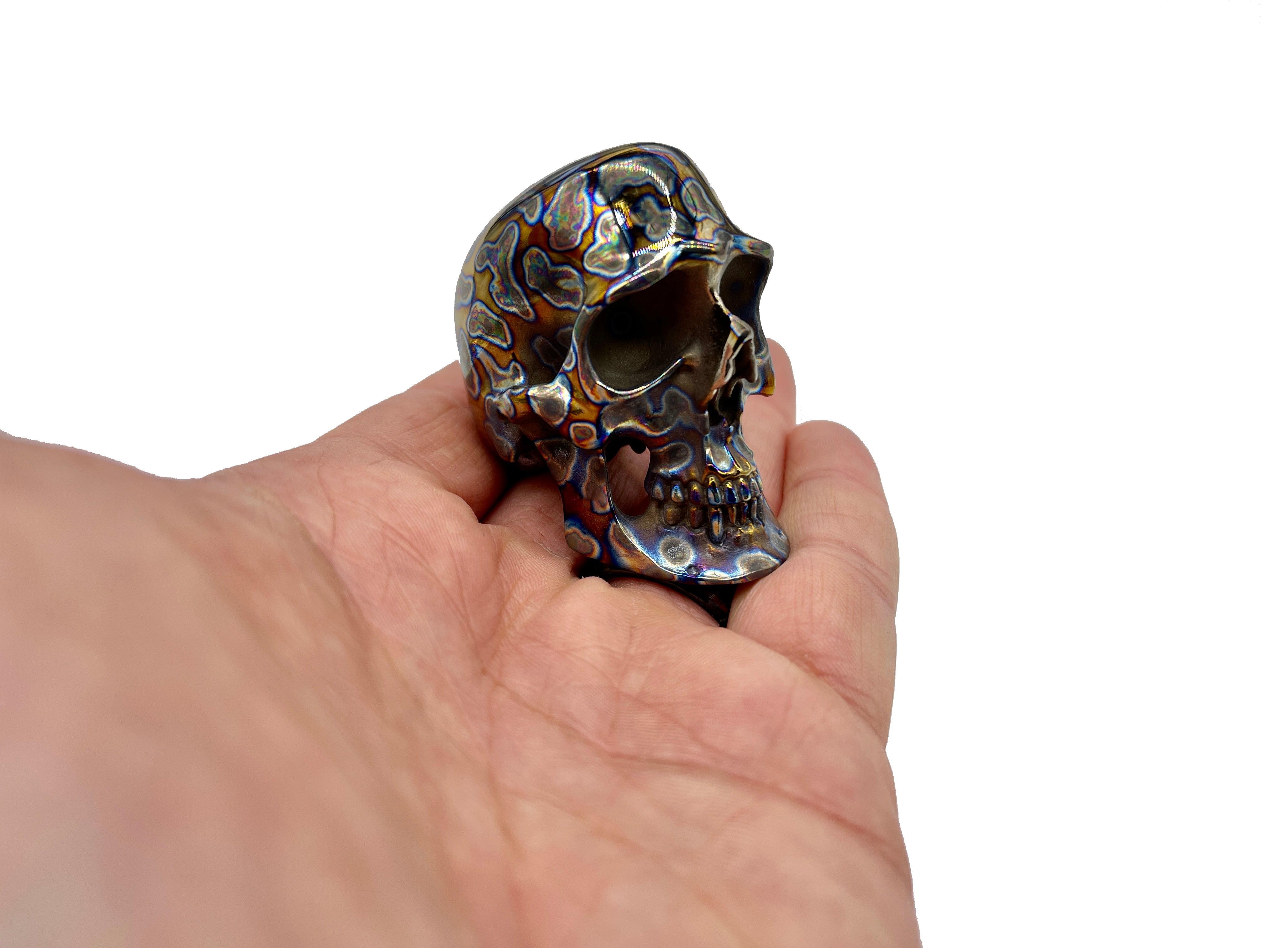 Custom Titanium Colossus Skull by Tony Fabrioli  ( Limited Run! )