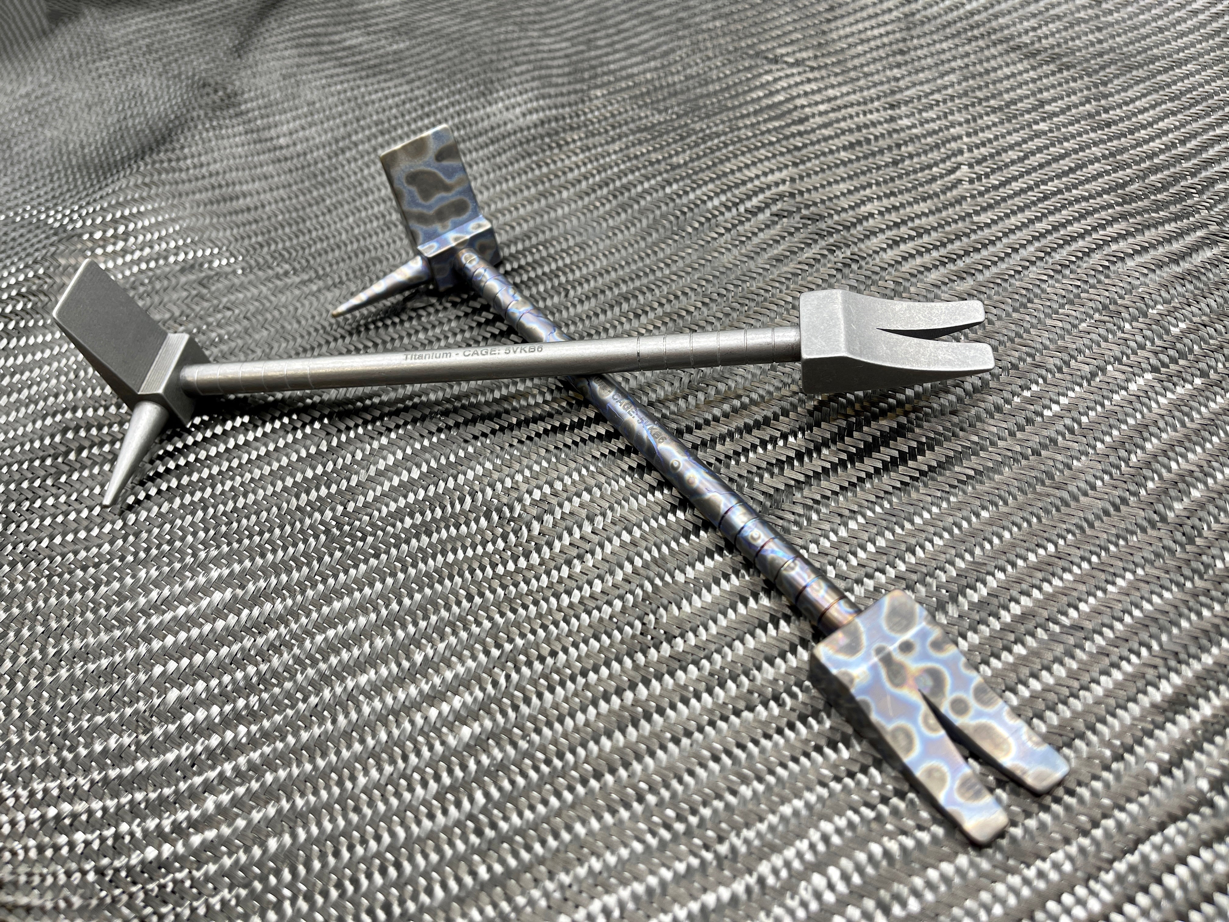 8" Ti Hooligan Forced Entry Tool - Titanium