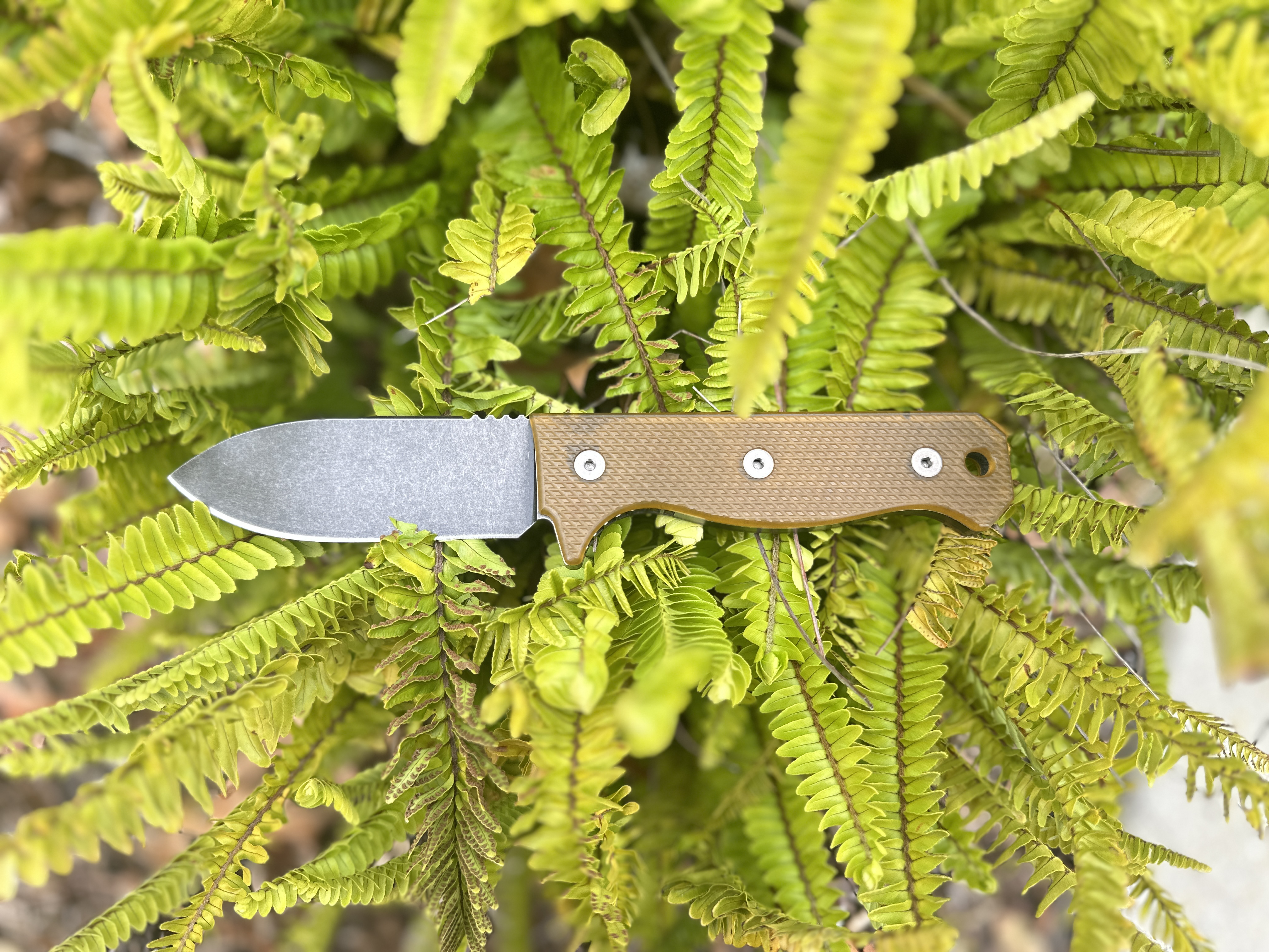 R4A - Ready 4 Action Knife / D2 Fixed Blade ( Ultem® Scales )