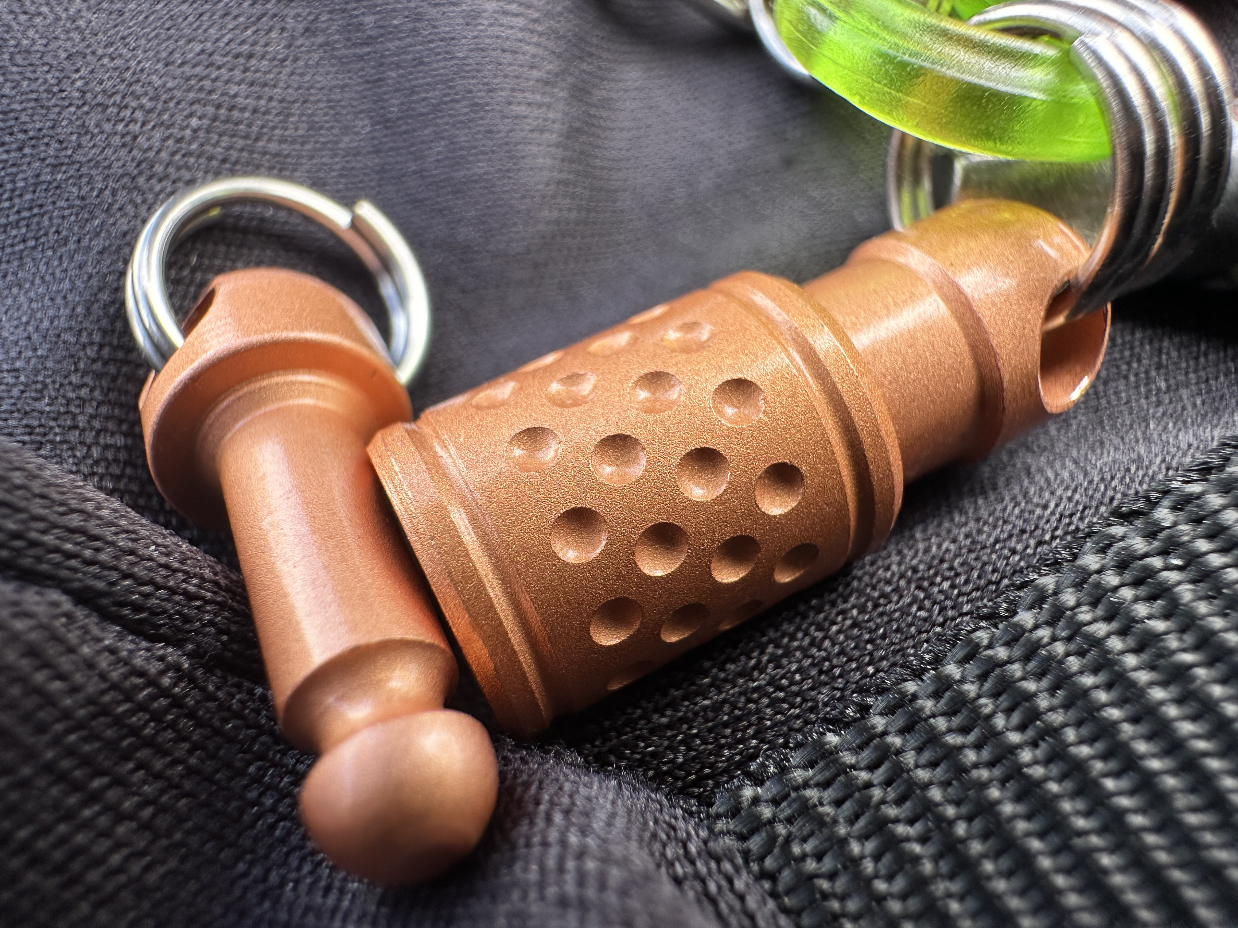 Copper QD Kwik Release Keychain Coupler - Sale!