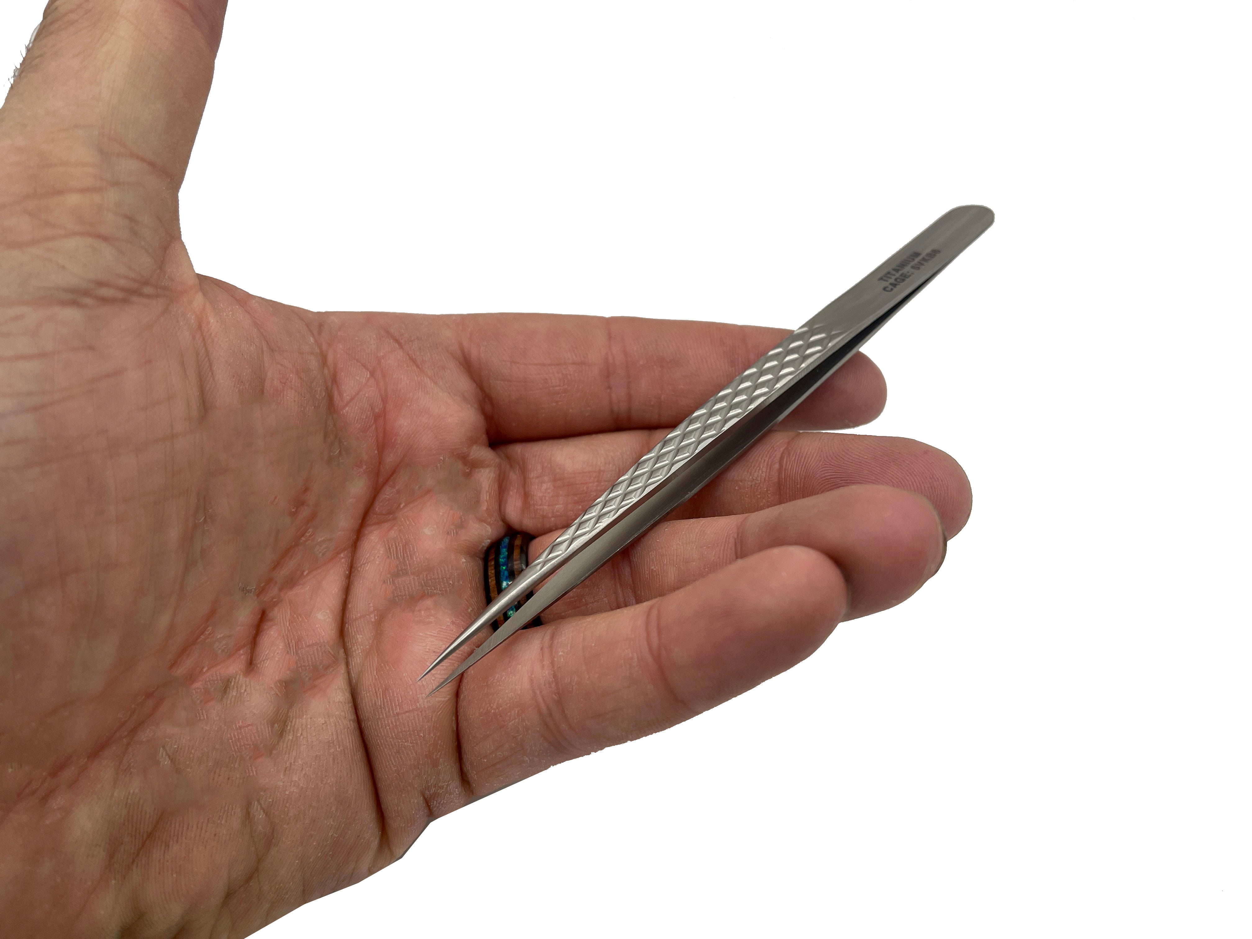 Pineapple Straight Titanium Ultra Fine Tweezers by Maratac®