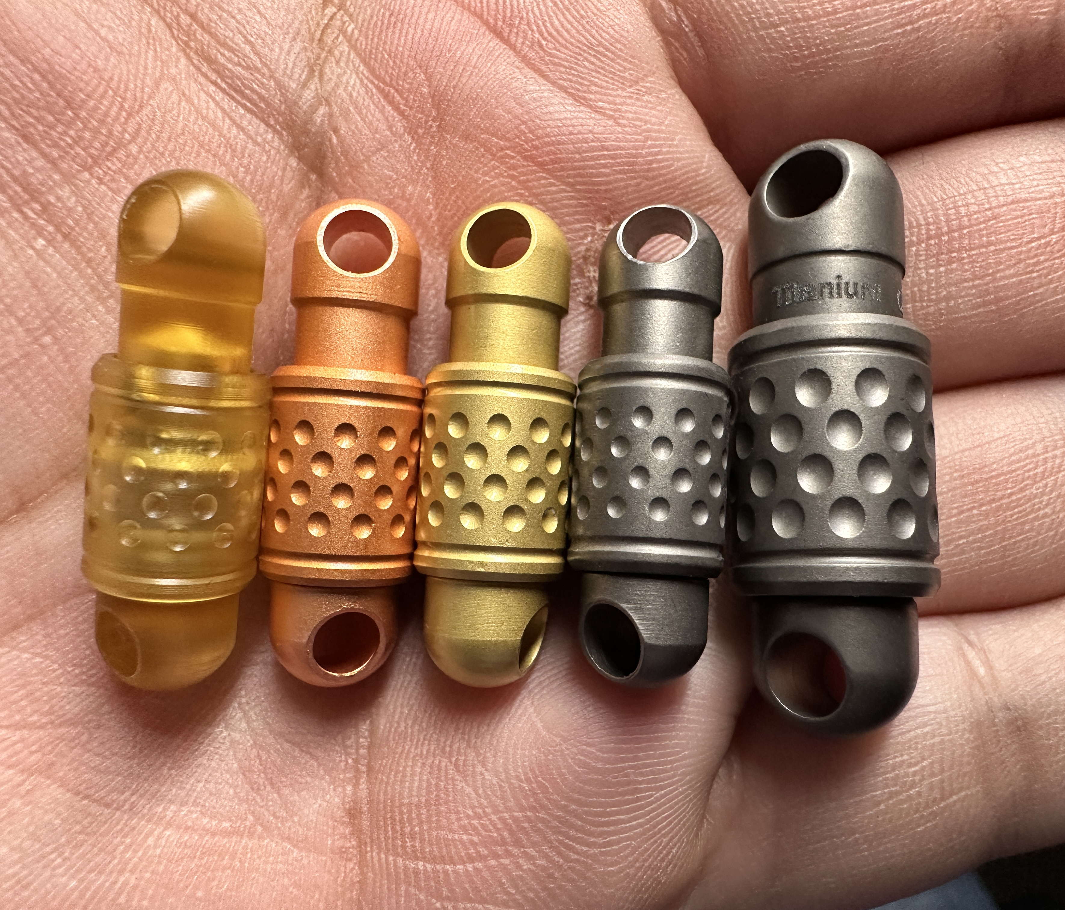 Brass QD Kwik Release Keychain Coupler