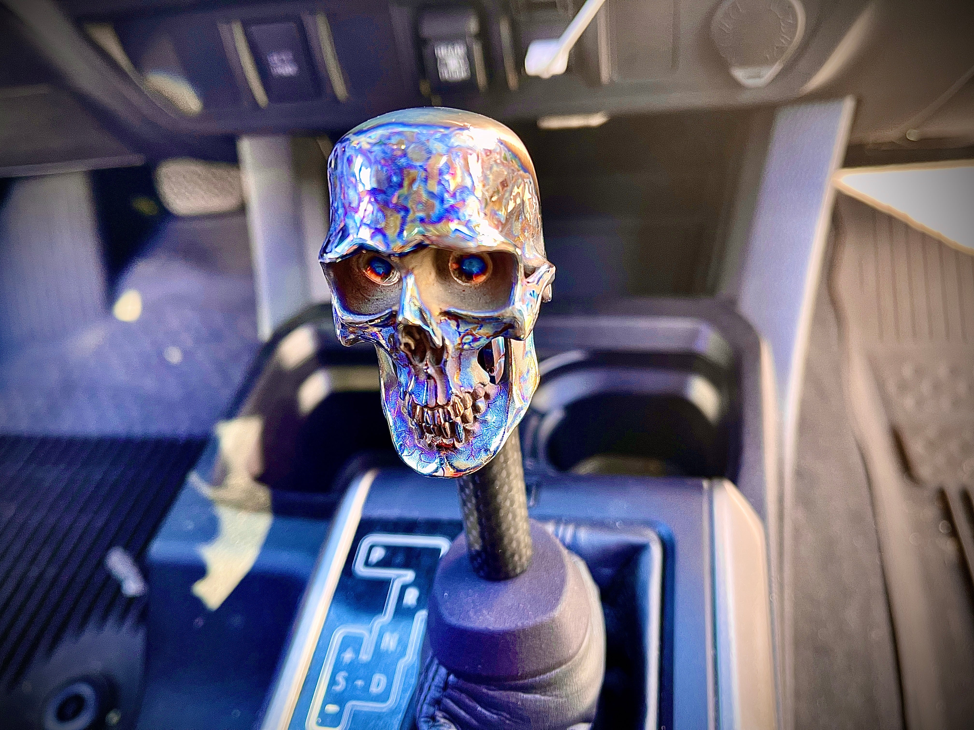 Custom Titanium Colossus Skull by Tony Fabrioli  ( Limited Run! )