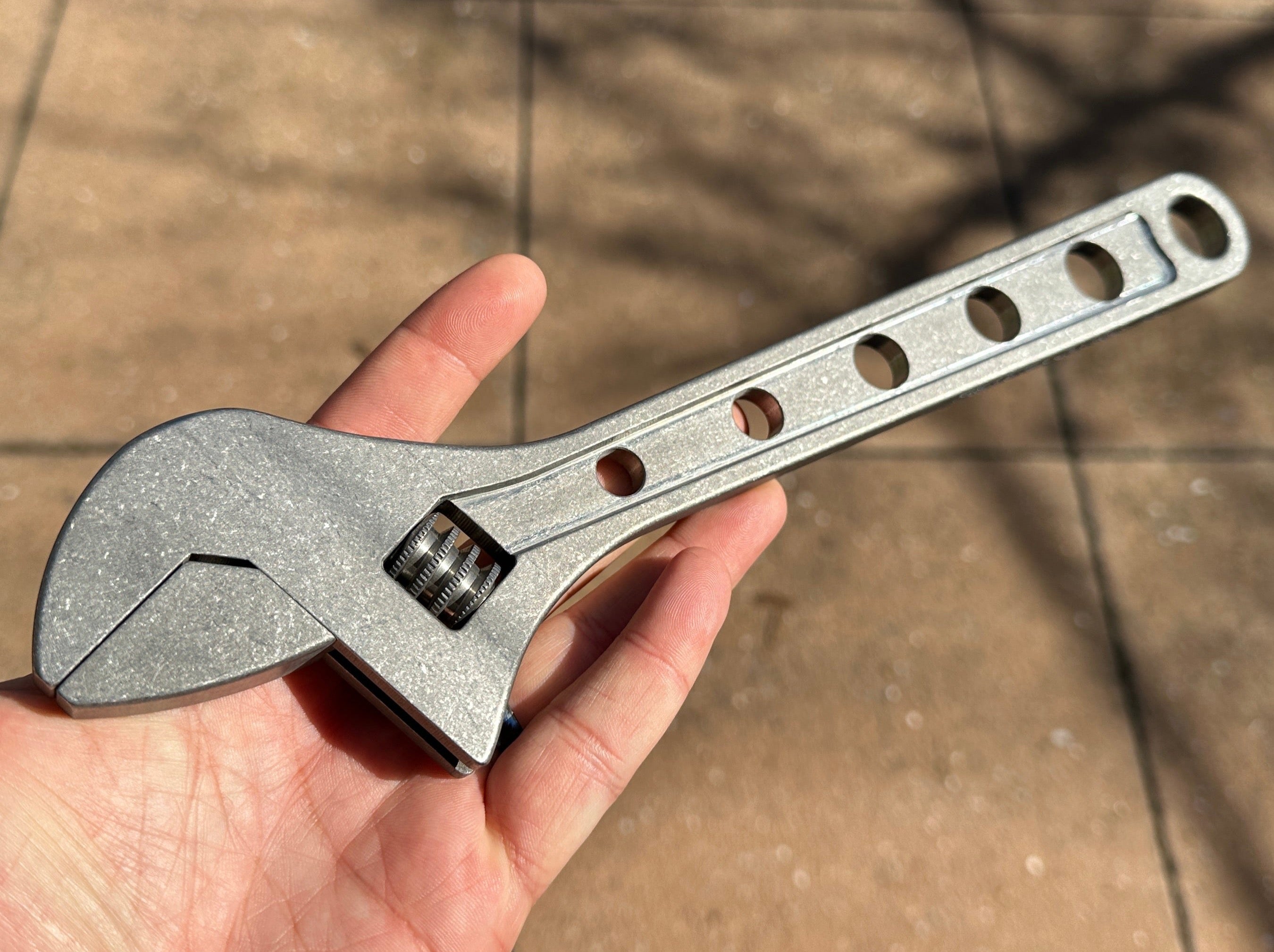 12 Inch  - Titanium Adjustable Wrench - ( NSN Pending )