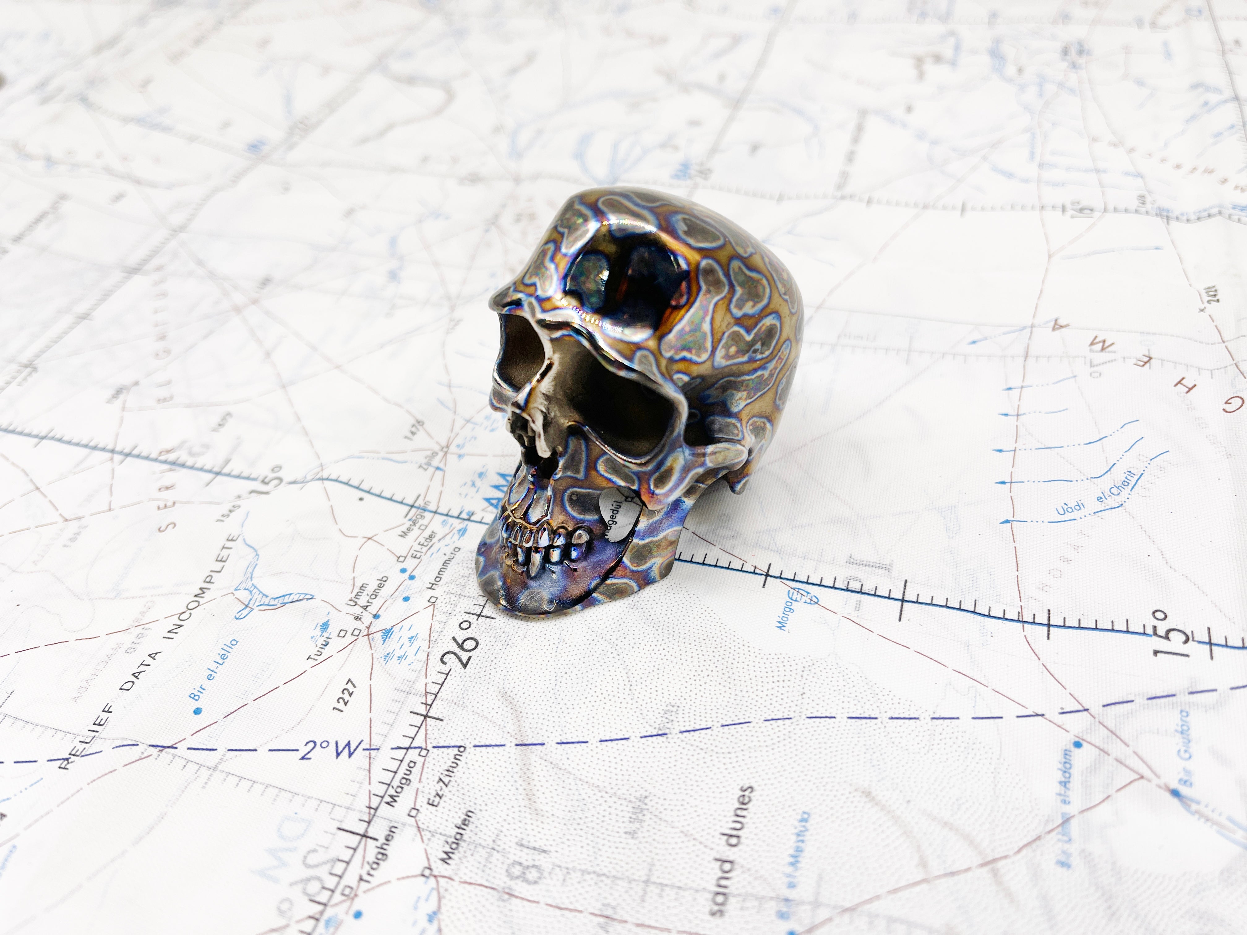 Tiger Stripe - Custom - Colossus Titanium Skull