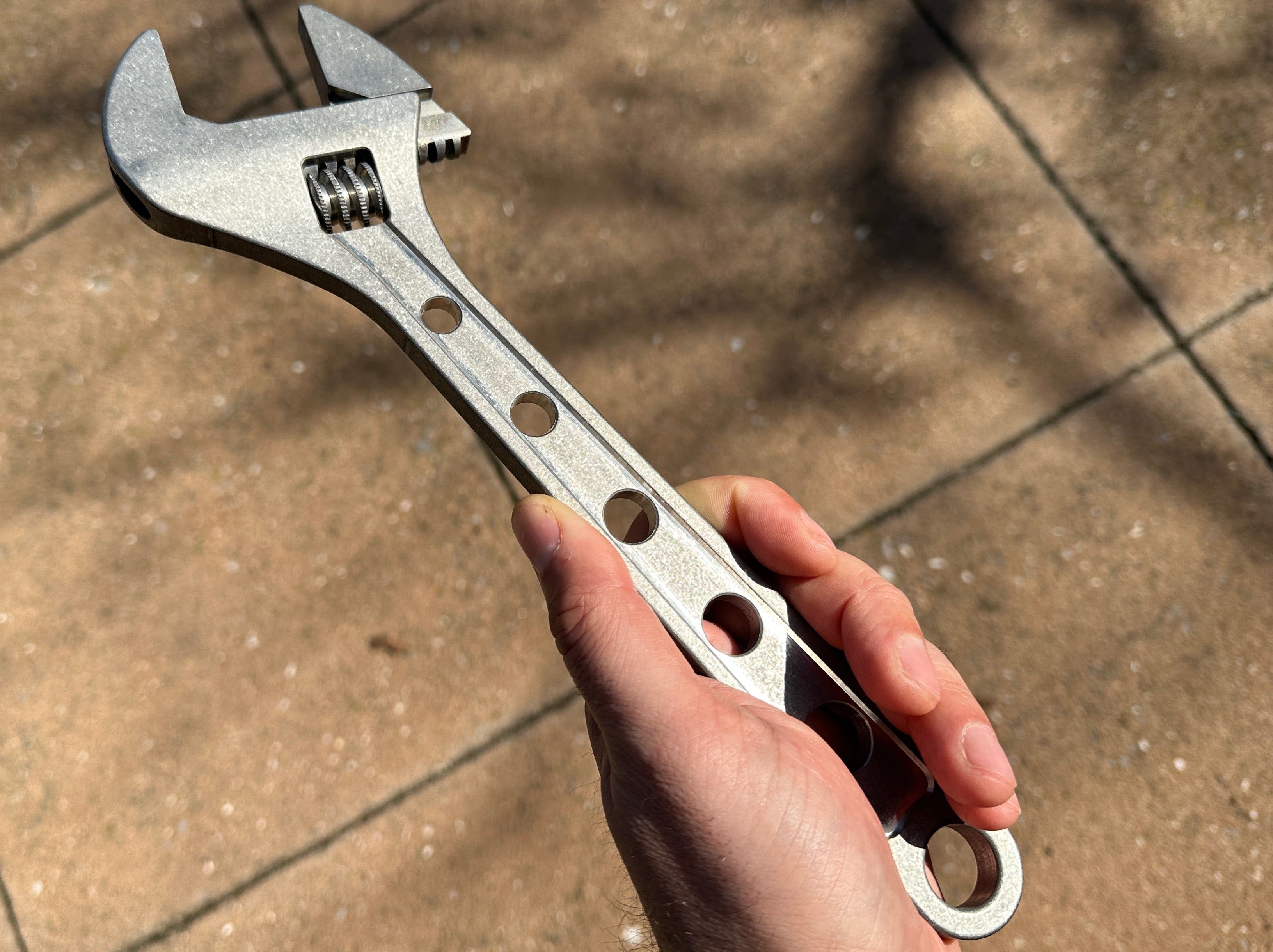 12 Inch  - Titanium Adjustable Wrench - ( NSN Pending )