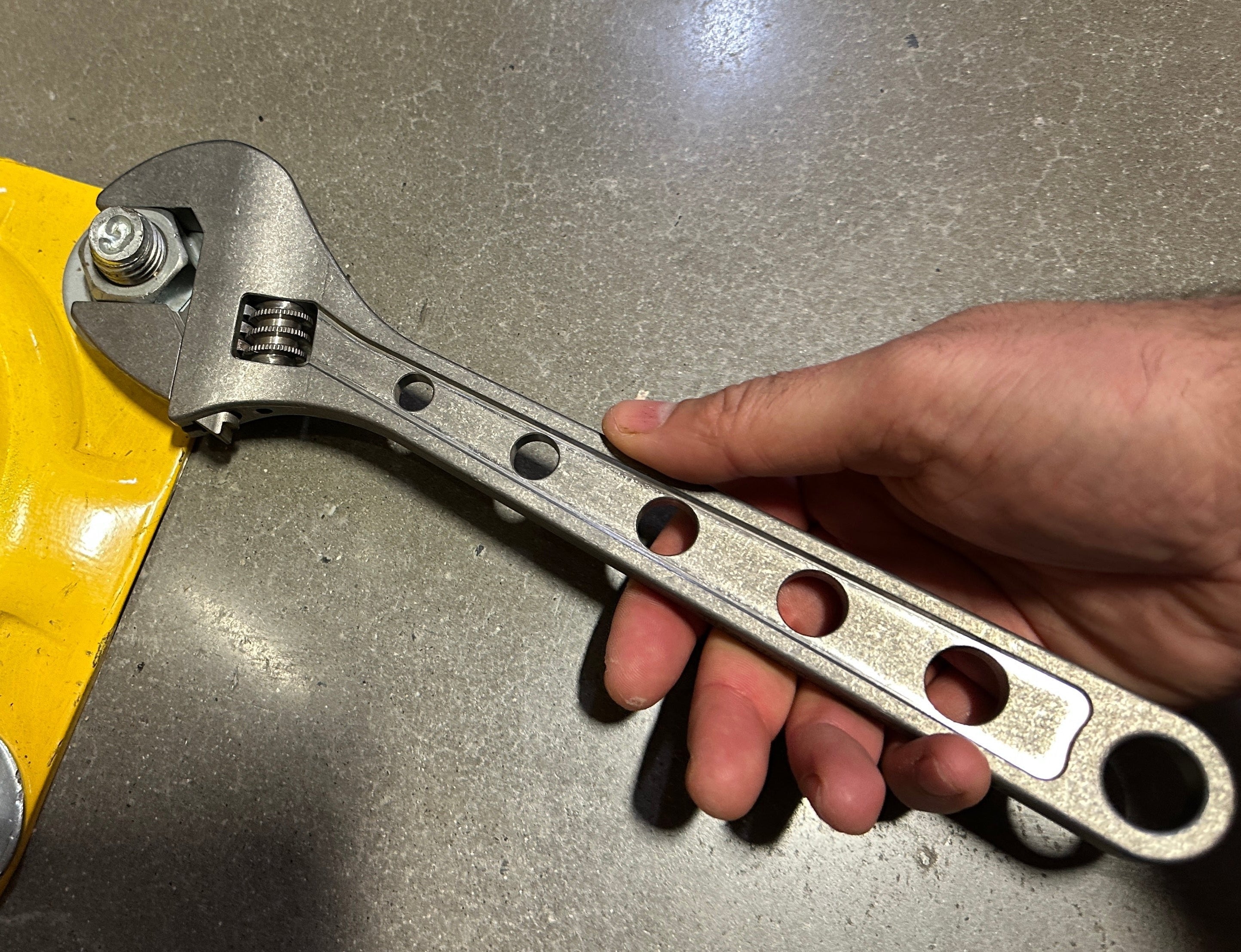 12 Inch  - Titanium Adjustable Wrench - ( NSN Pending )