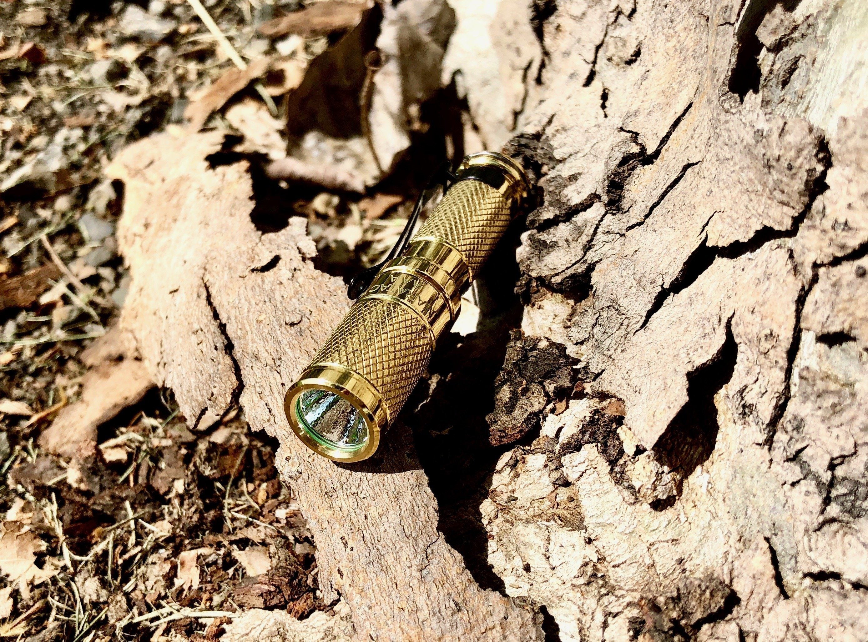 Brass AAA Flashlight by Maratac® REV 4