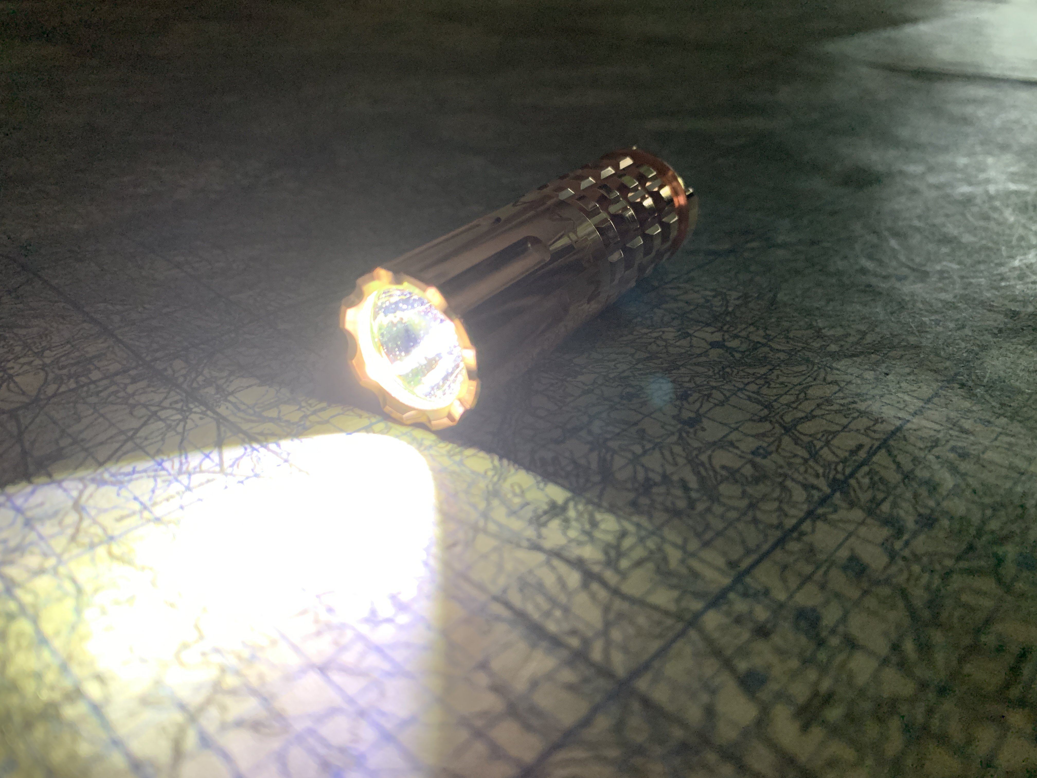 Copper CR123 LED Flashlight by Maratac® REV 3