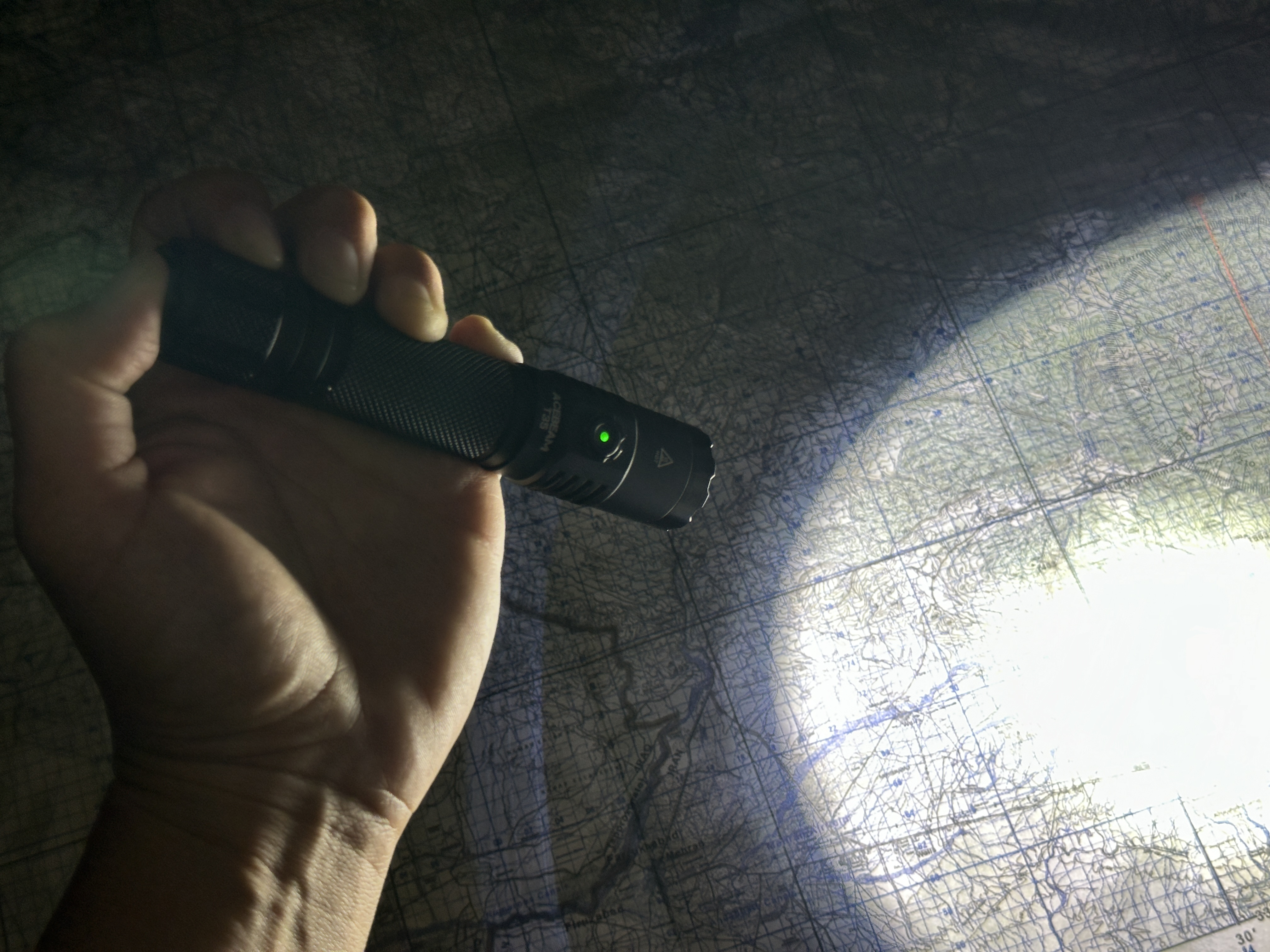 T35 CRTF 18650 Dual Switch Flashlight By Acebeam