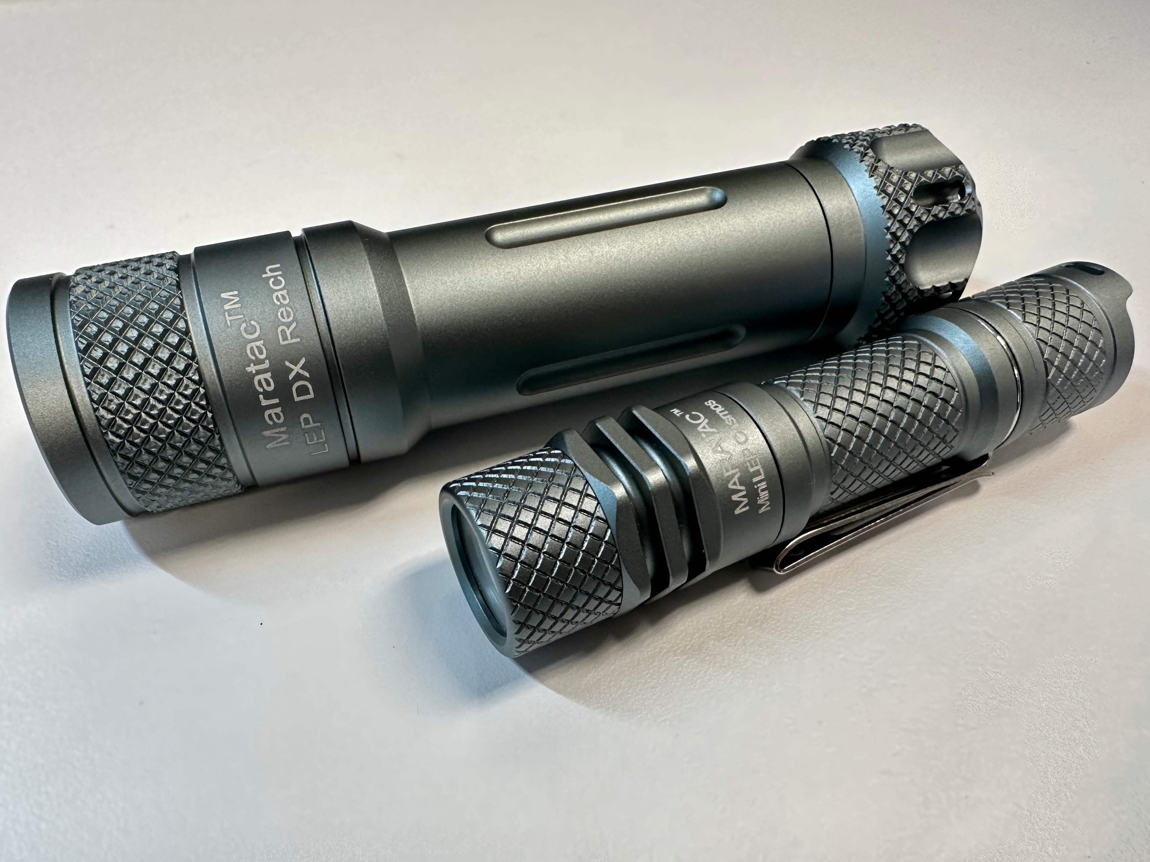 Mini LEP Cosmos - Laser Flashlight 14500 By Maratac® - Gray