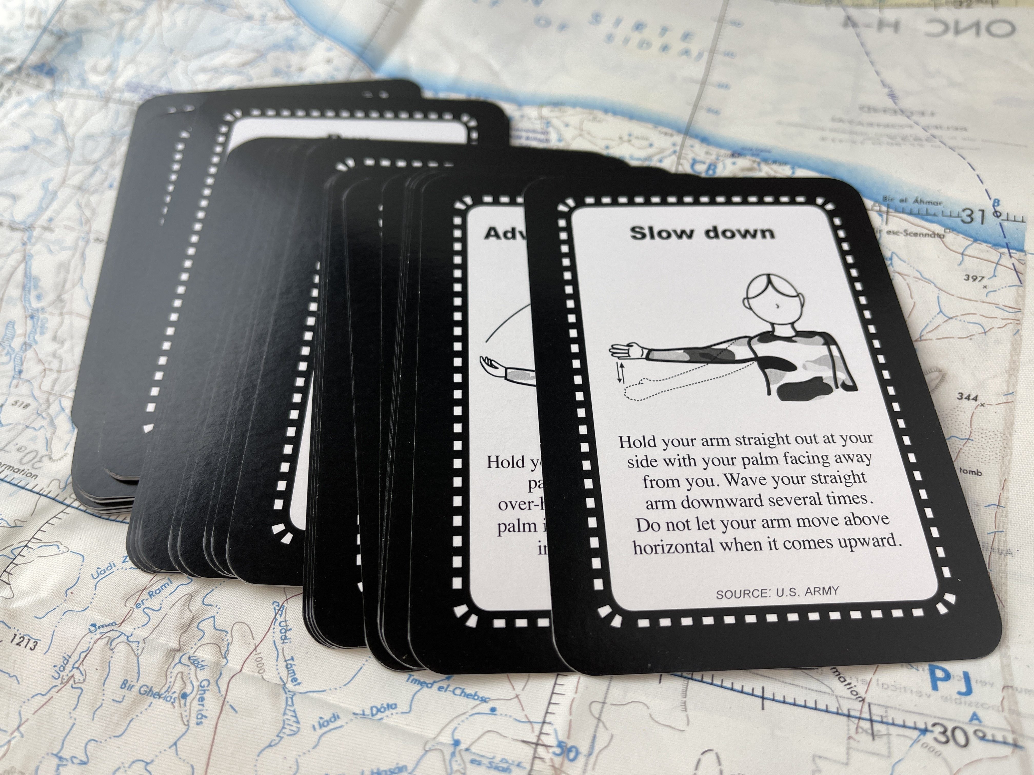 Tactical Hand Signals Cards - Overrun 2024