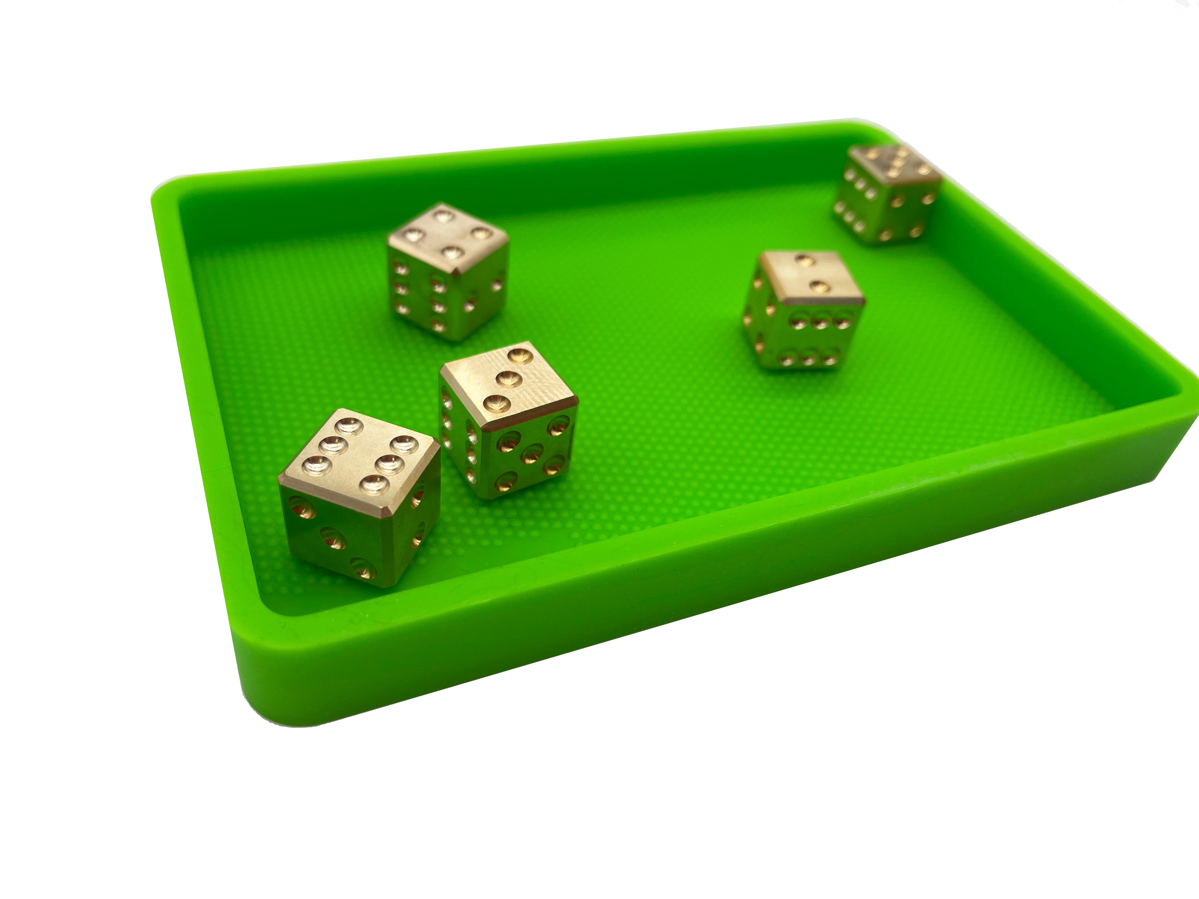 Pair-A-Dice - Brass Dice Set