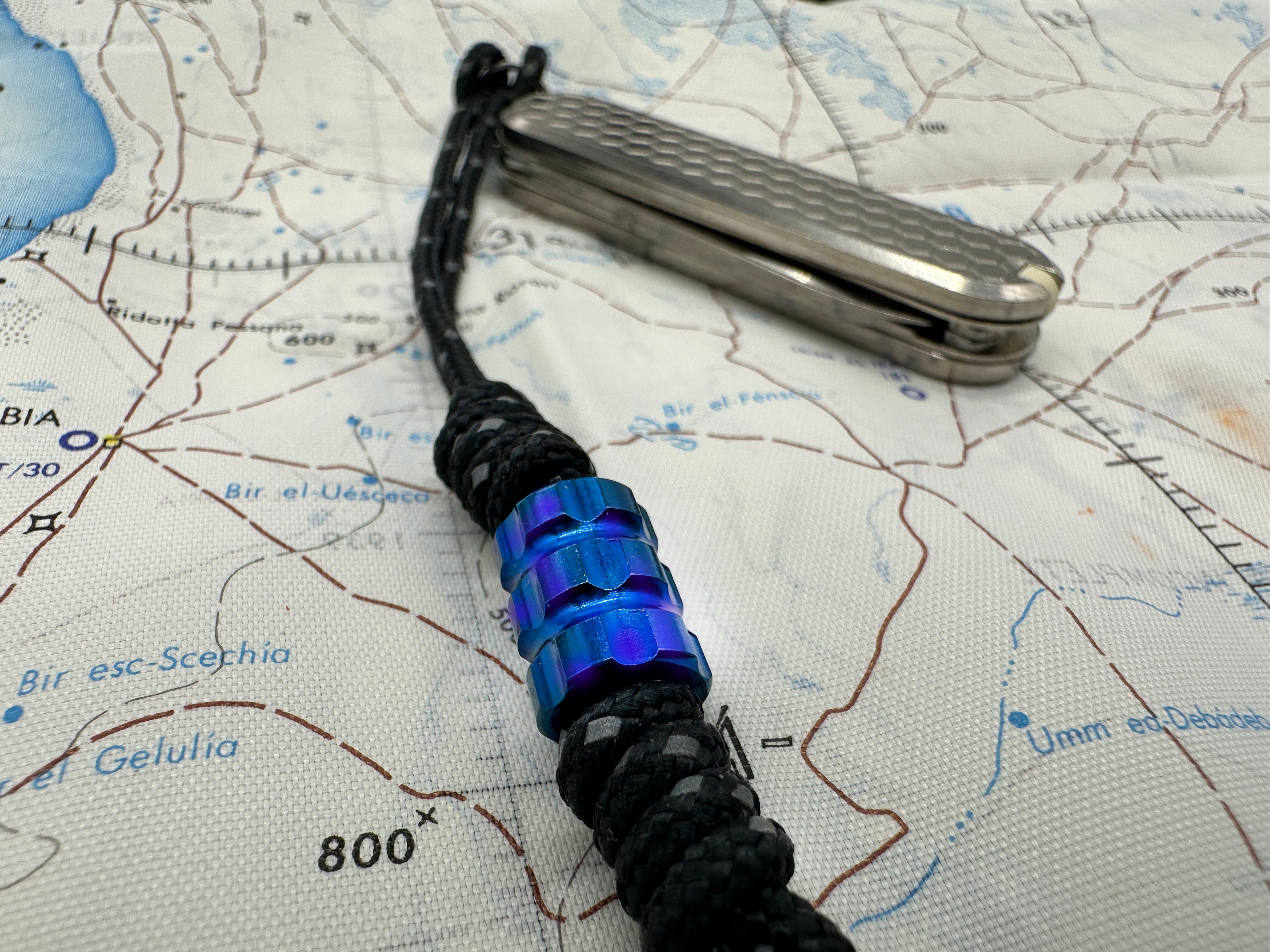 Combo Reflective Lanyard + DTF - Dynamic Titanium Fob