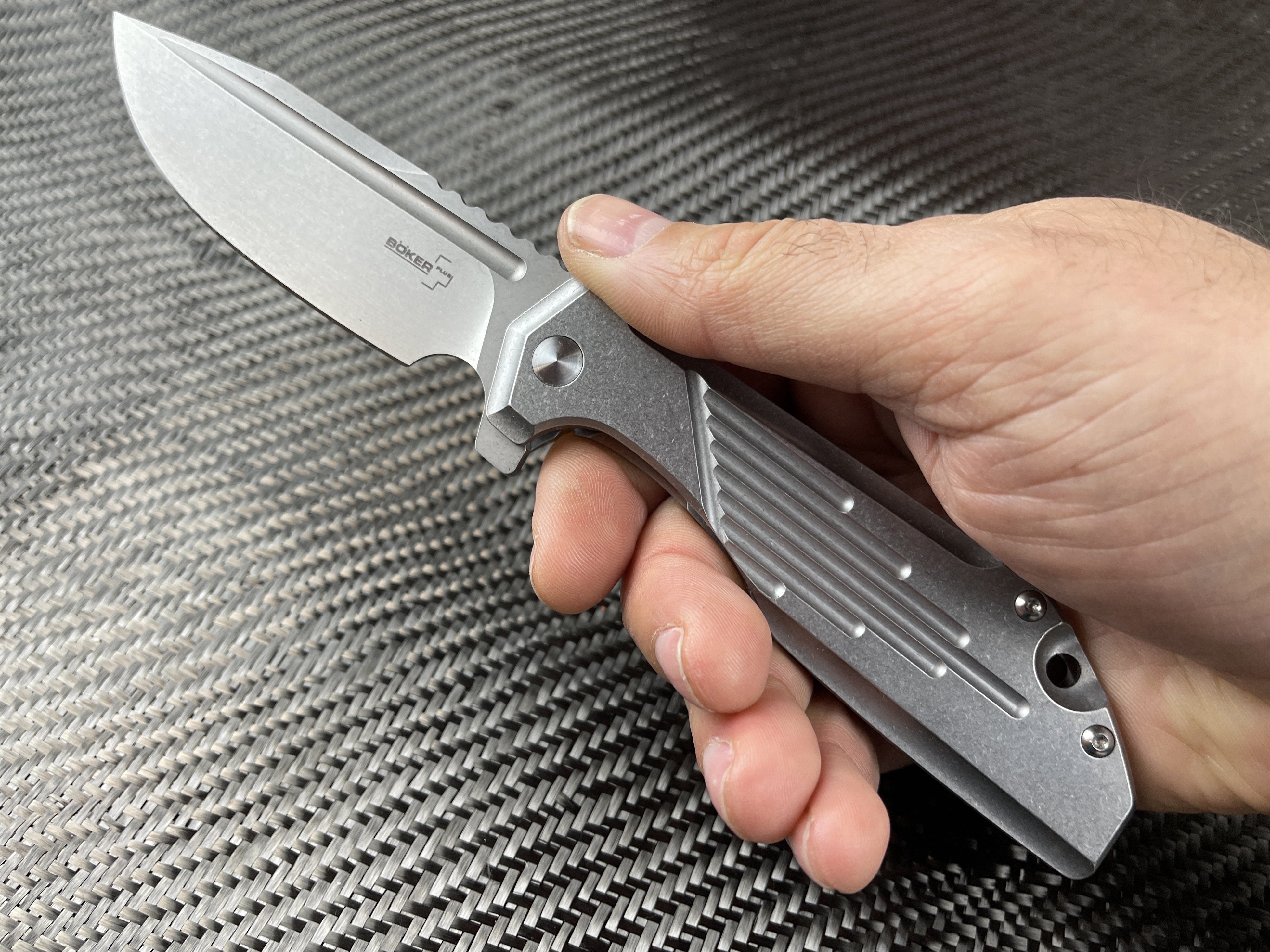 Stainless Steel - Boker Stout Commander Combo + With Knife Taco!