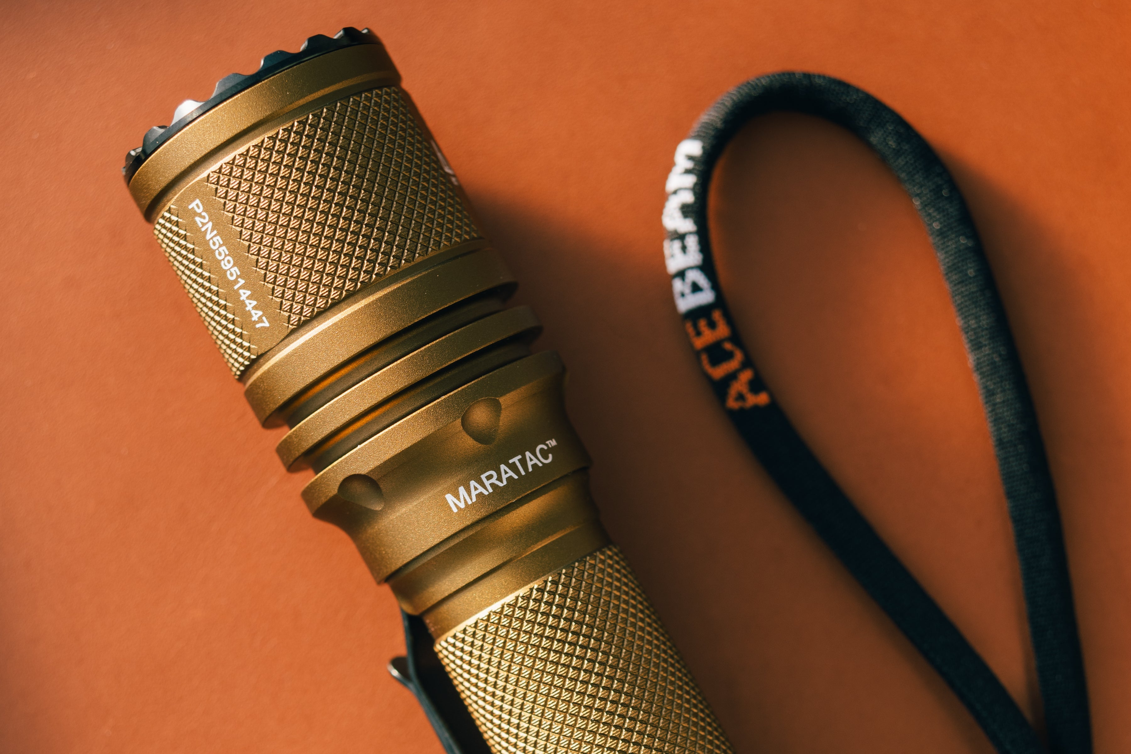 Desert Bronze - Tactical Defender P16 Dual Switch / Acebeam® & Maratac® Collab Flashlight - CC Exclusive!