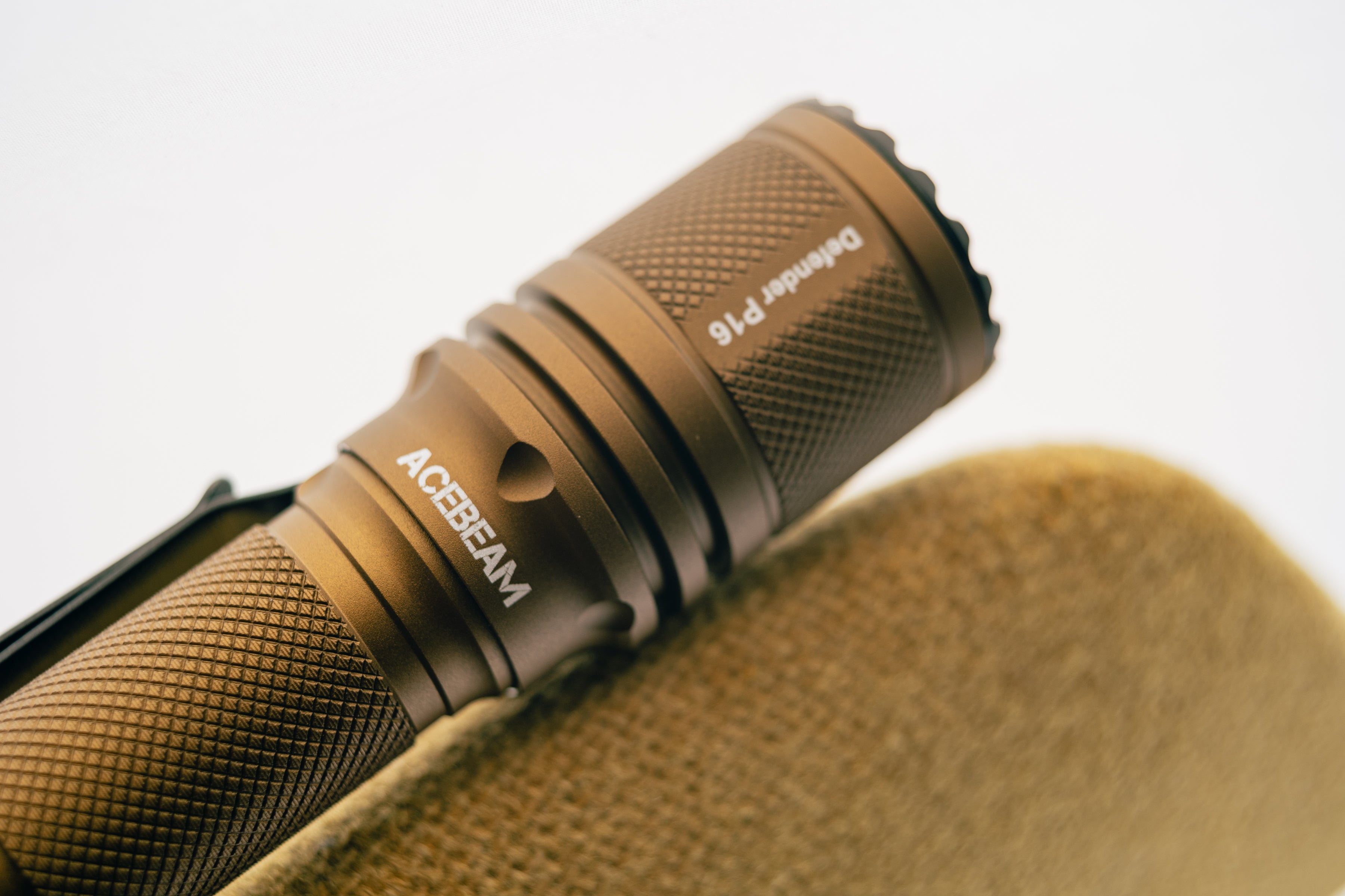 Desert Bronze - Tactical Defender P16 Dual Switch / Acebeam® & Maratac® Collab Flashlight - CC Exclusive!