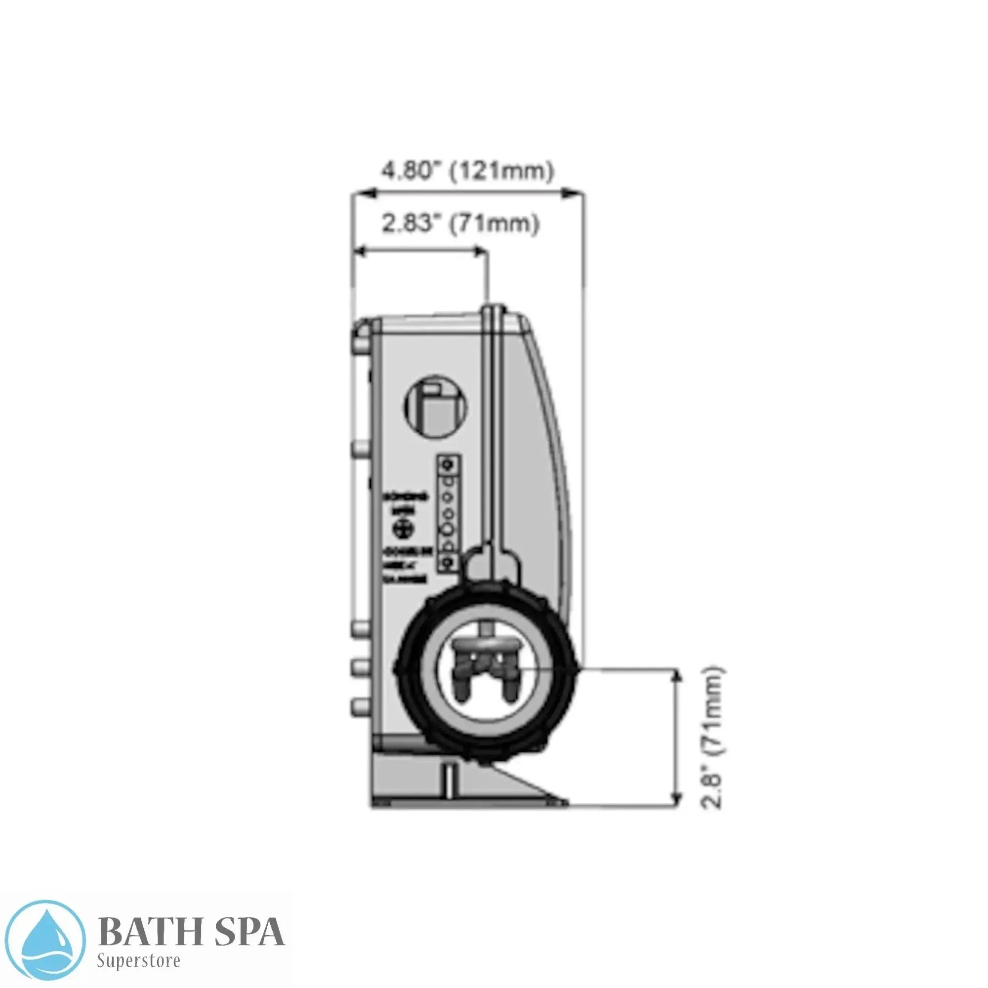 Balboa, BP7 4.0kW Control [VS510SZ] Retrofit Kit (54371HC2) [G6405] Spa Parts: Spa Control Systems (Balboa) OPTIMIZE_BACKUP_PRODUCT_G6405-Side_86074046-401d-449a-b7fd-3e4bf523d102