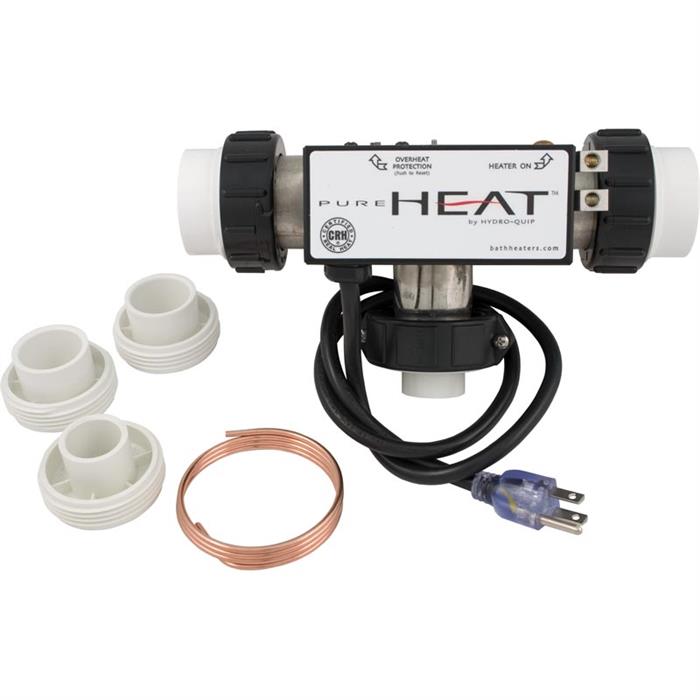 Bath Heater 1KW, 115v, T-STYLE 7'' 3' cord - Pressure (PH100-10UP)
