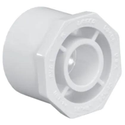 PVC Reducer [2" x 1" Spigot x Slip] (437-249) PVC Plastic Fittings & Valves: Reducers PVC_Reducer_bushing