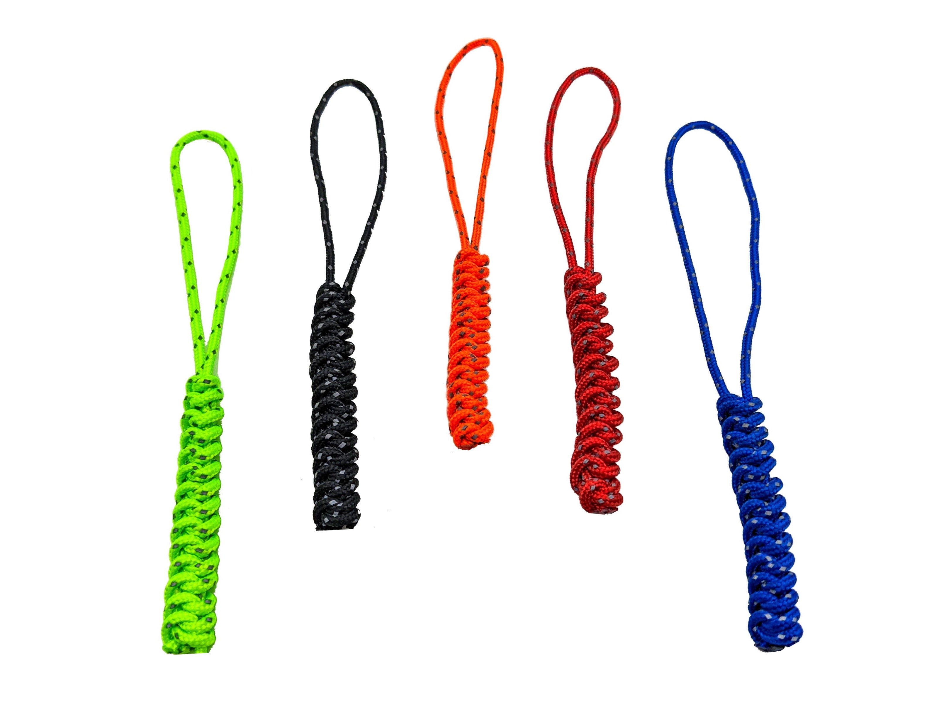 Micro Reflective Boa Spiral Knot Lanyard ( 5 Pack )