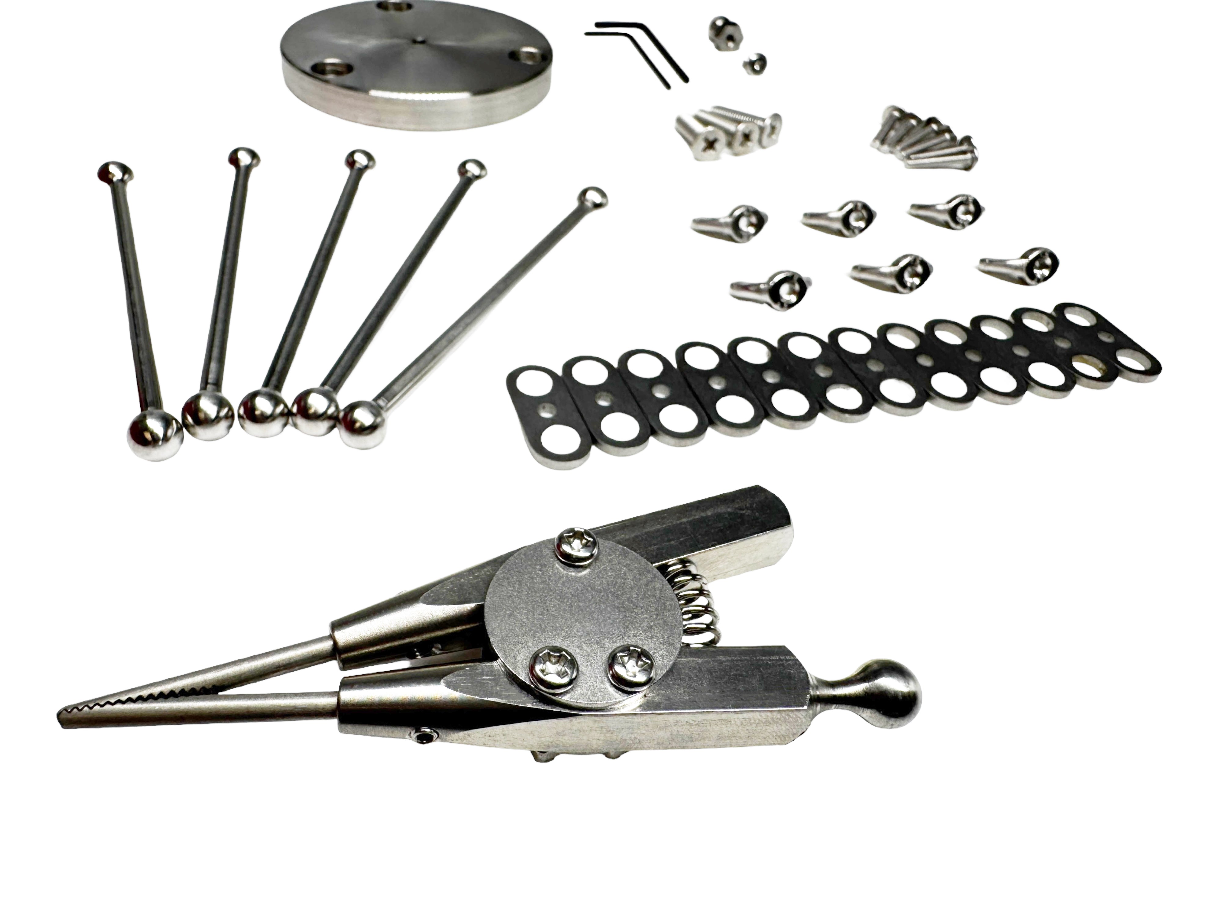 GIGA DIY Hobby Hand Kit - Stainless Steel & Titanium By Maratac®