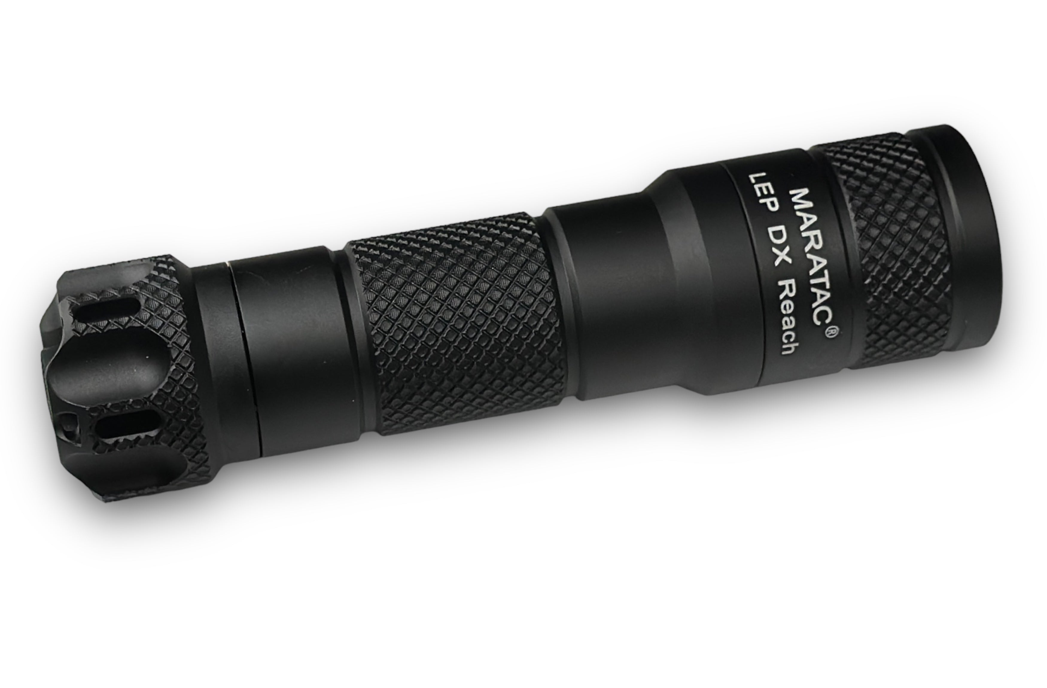 LEP DX Reach - Rev 3 - Laser Flashlight 18650 / 21700 By Maratac® - Matte Black